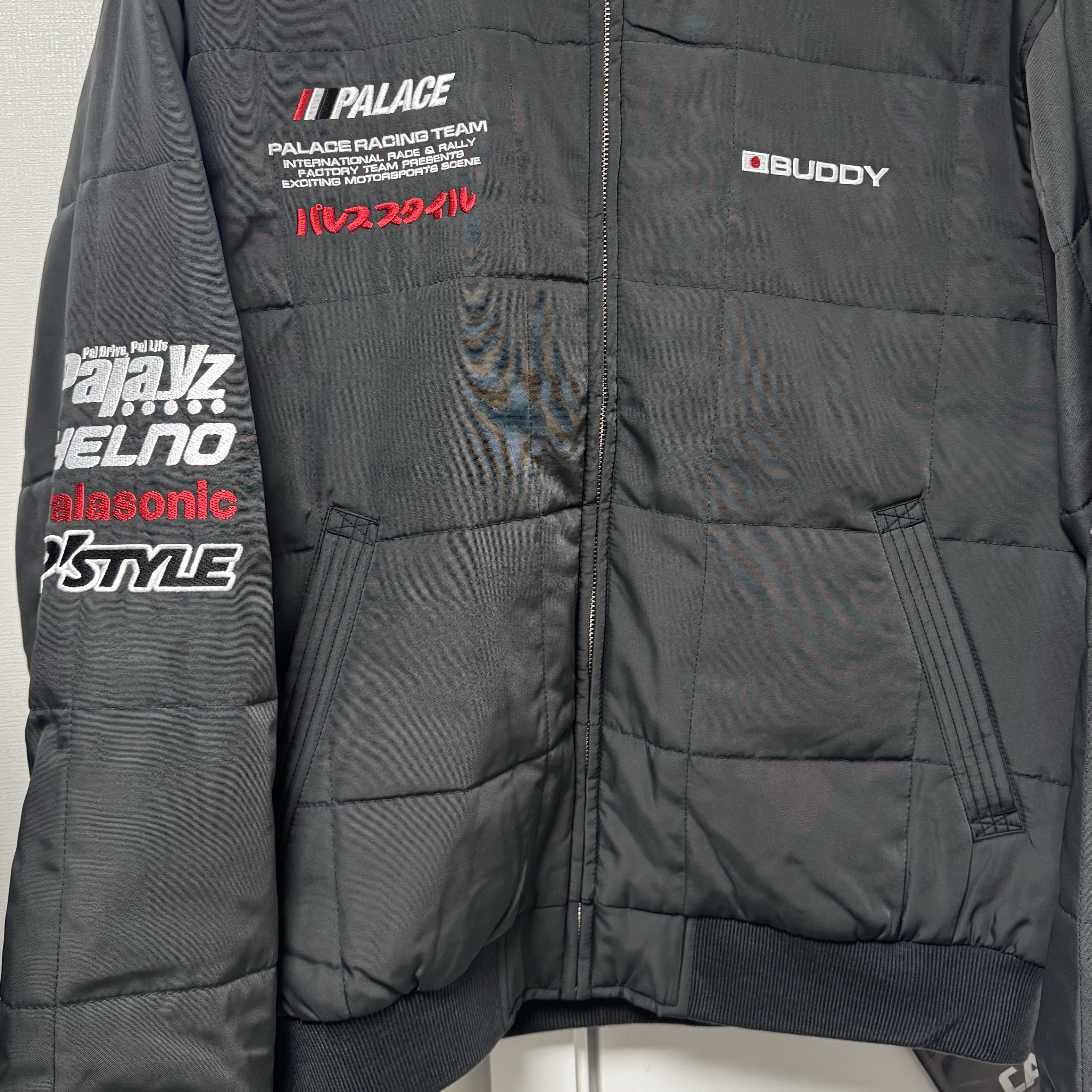 Palace Technical Staff Jacket Black - 25SS 착용 스타일 - 3