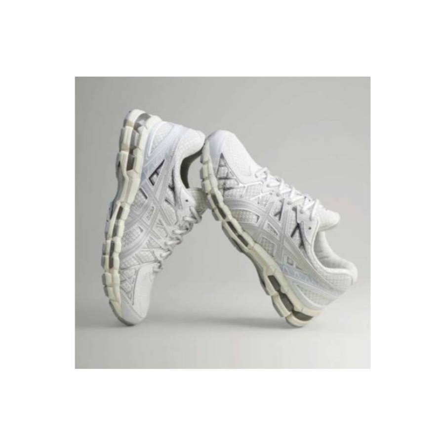 Asics Gel-Kayano 20 White Pure Silver 착용 스타일