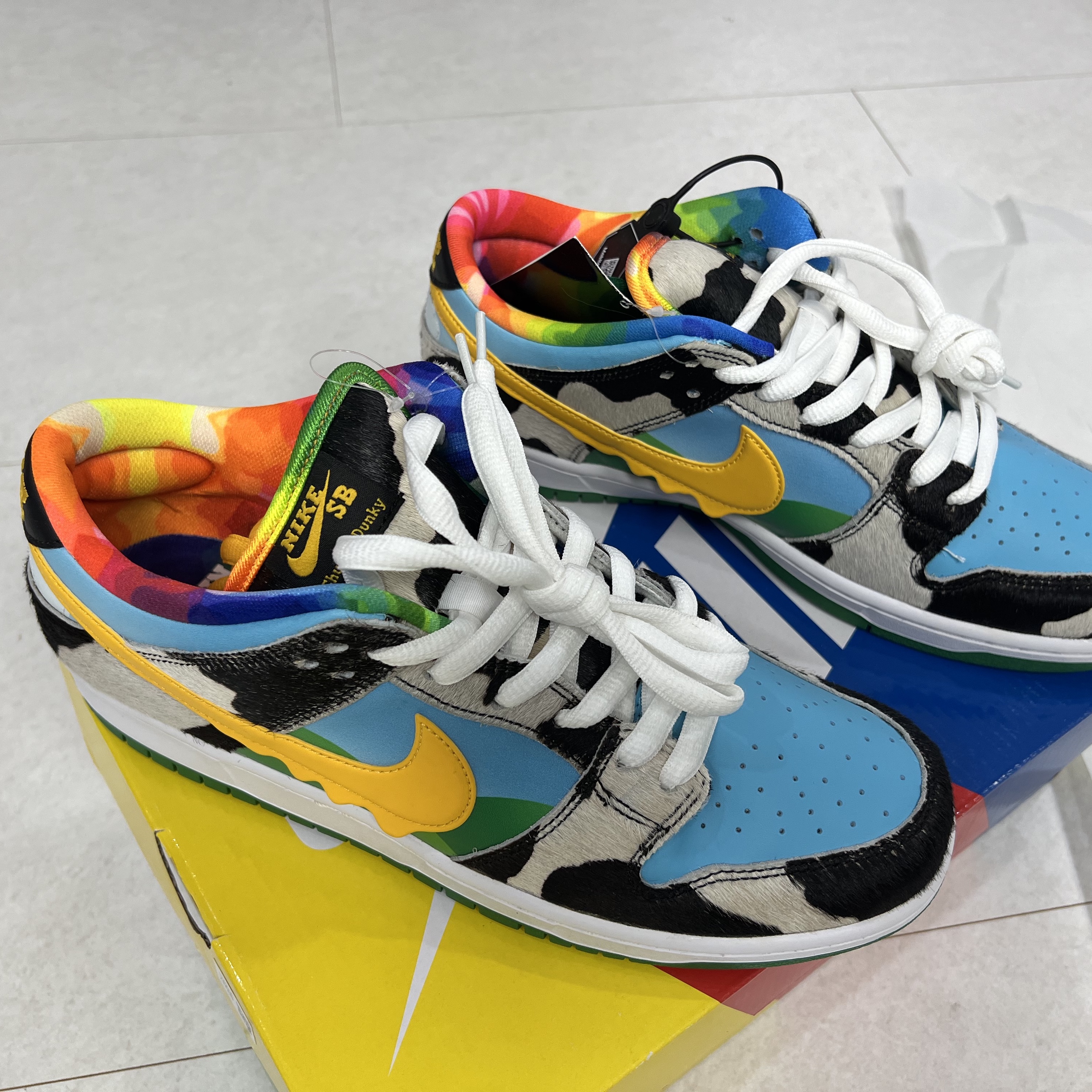 Nike x Ben & Jerry's SB Dunk Low Chunky Dunky 착용 스타일