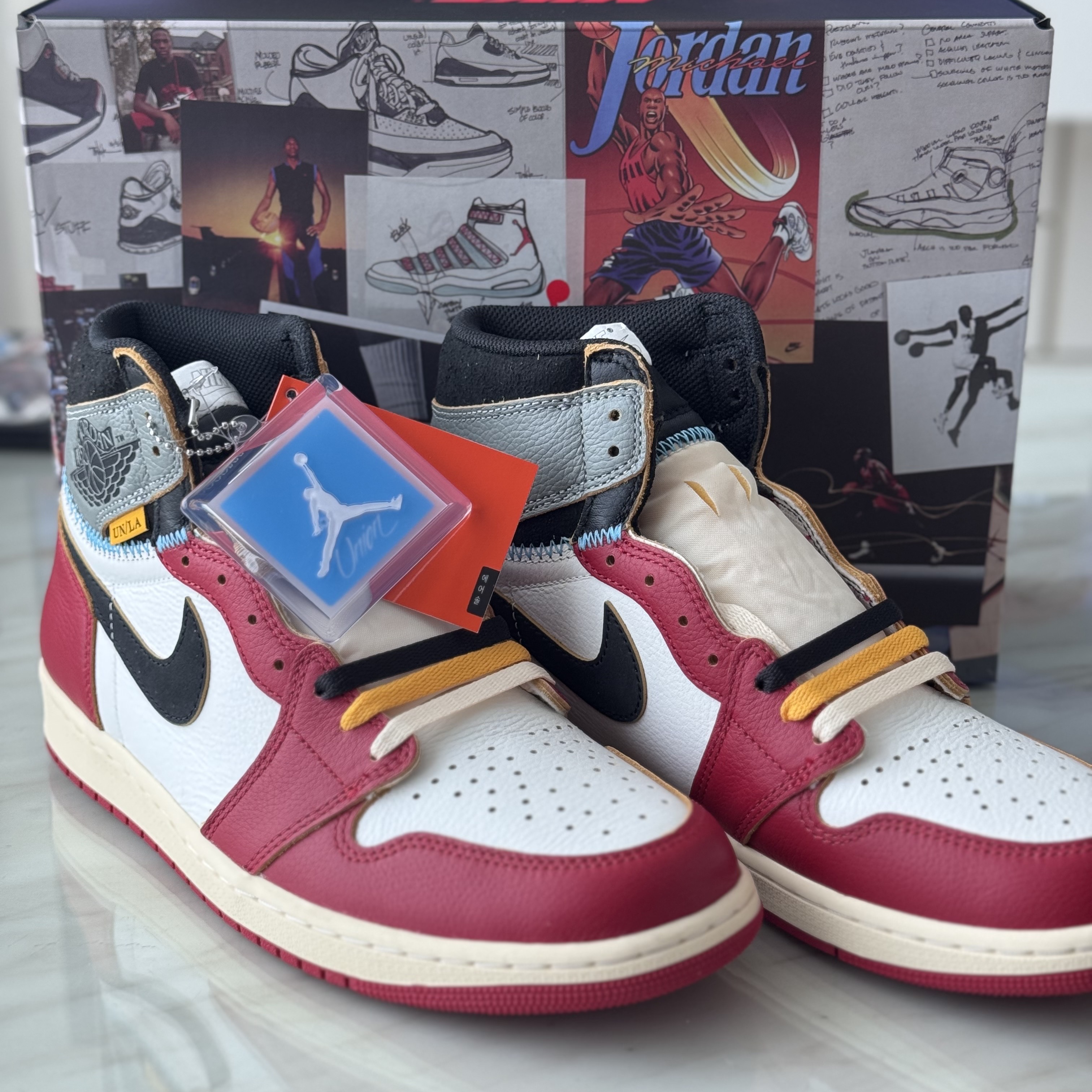 Jordan 1 x Union Retro High OG Chicago Shadow 착용 스타일