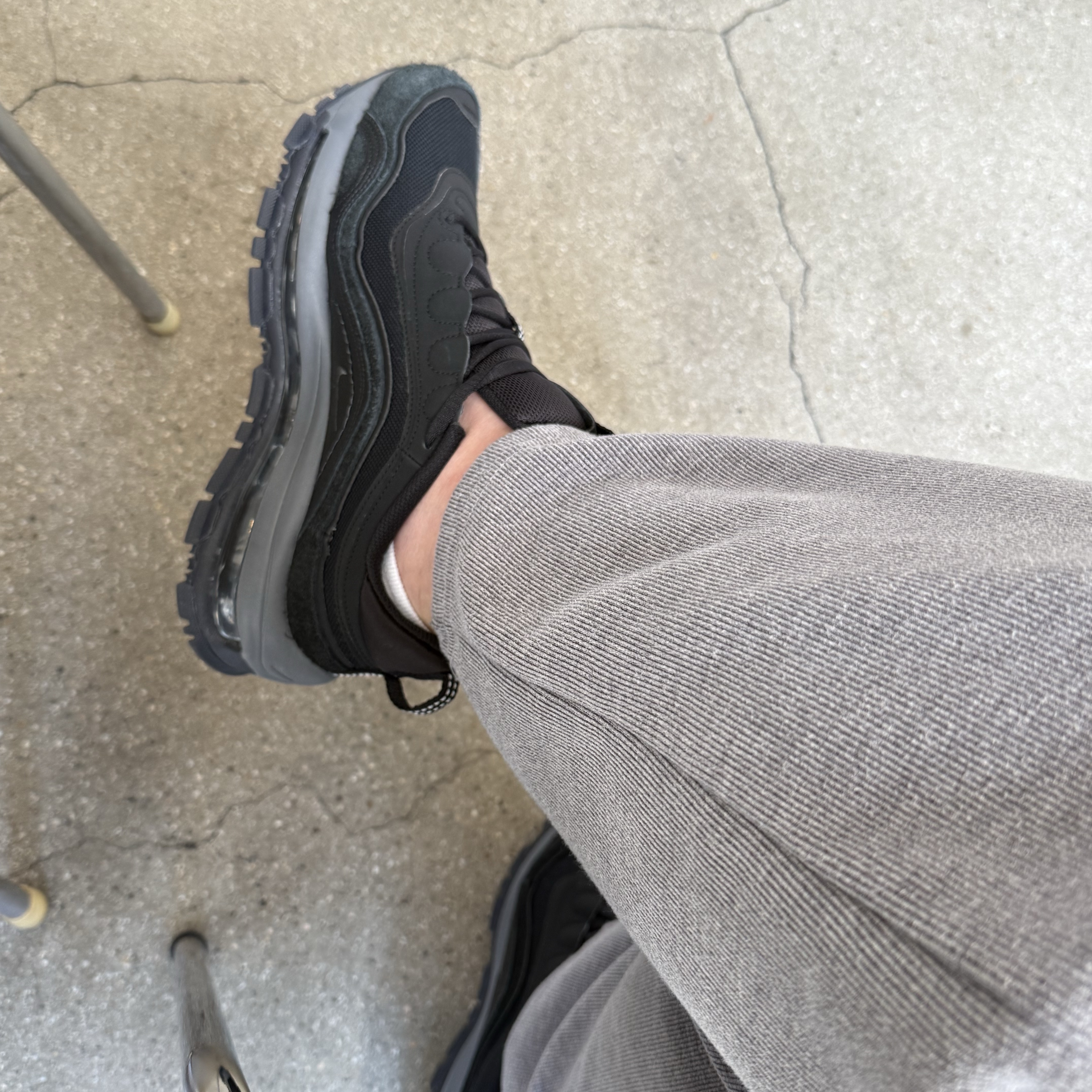 (W) Nike Air Max 97 Futura Black 착용 스타일