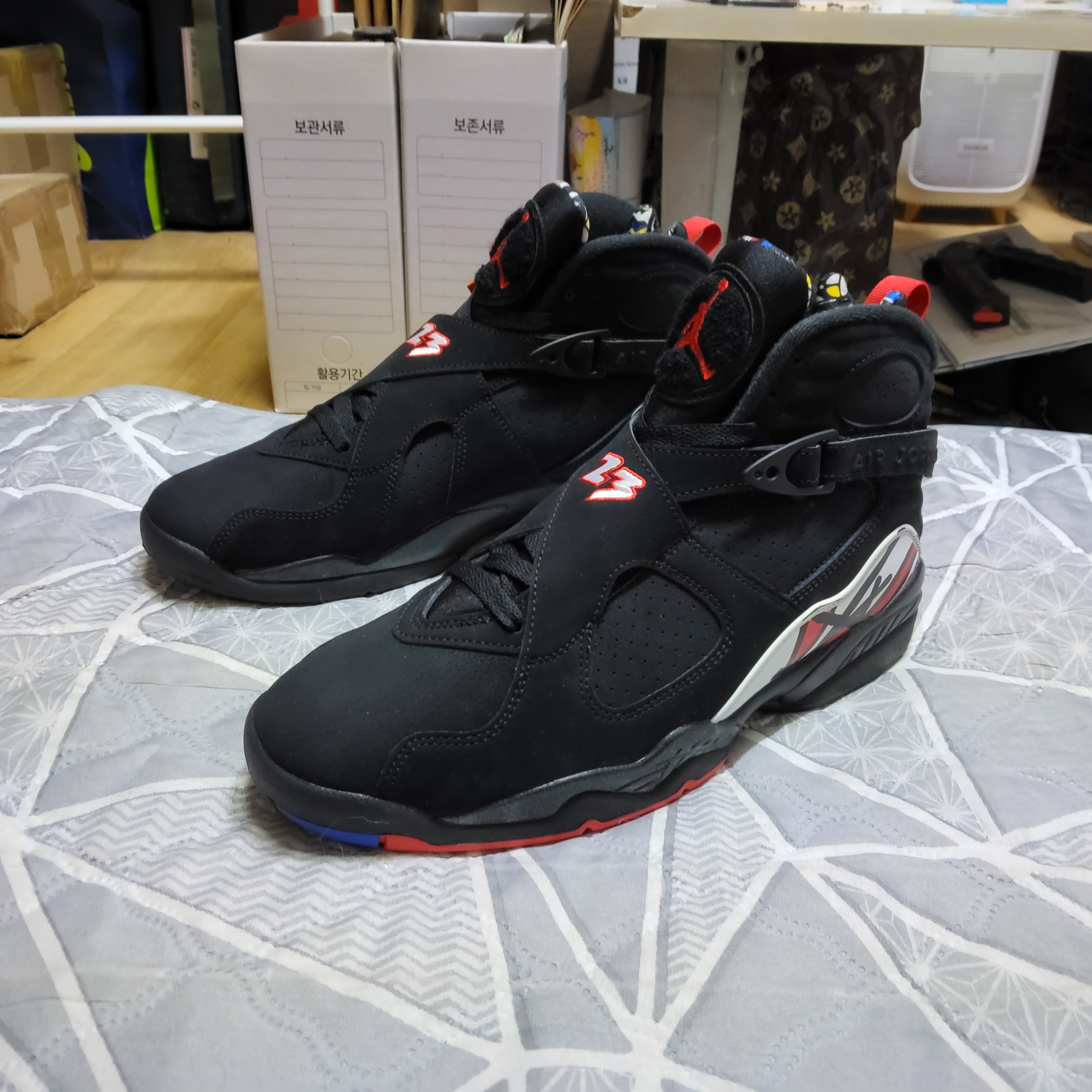 Jordan 8 Retro Playoffs 2023 착용 스타일 - 1