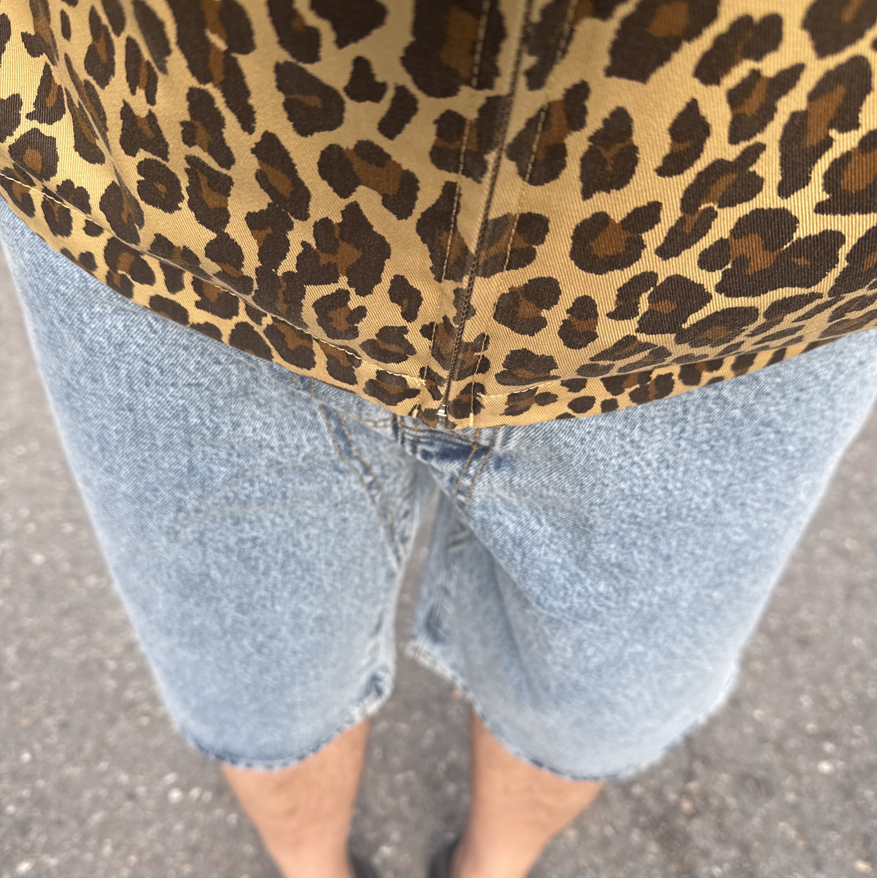 Supreme x Marithe Francois Girbaud X-Seam Baggy Denim Shorts Washed Indigo - 25SS 착용 스타일