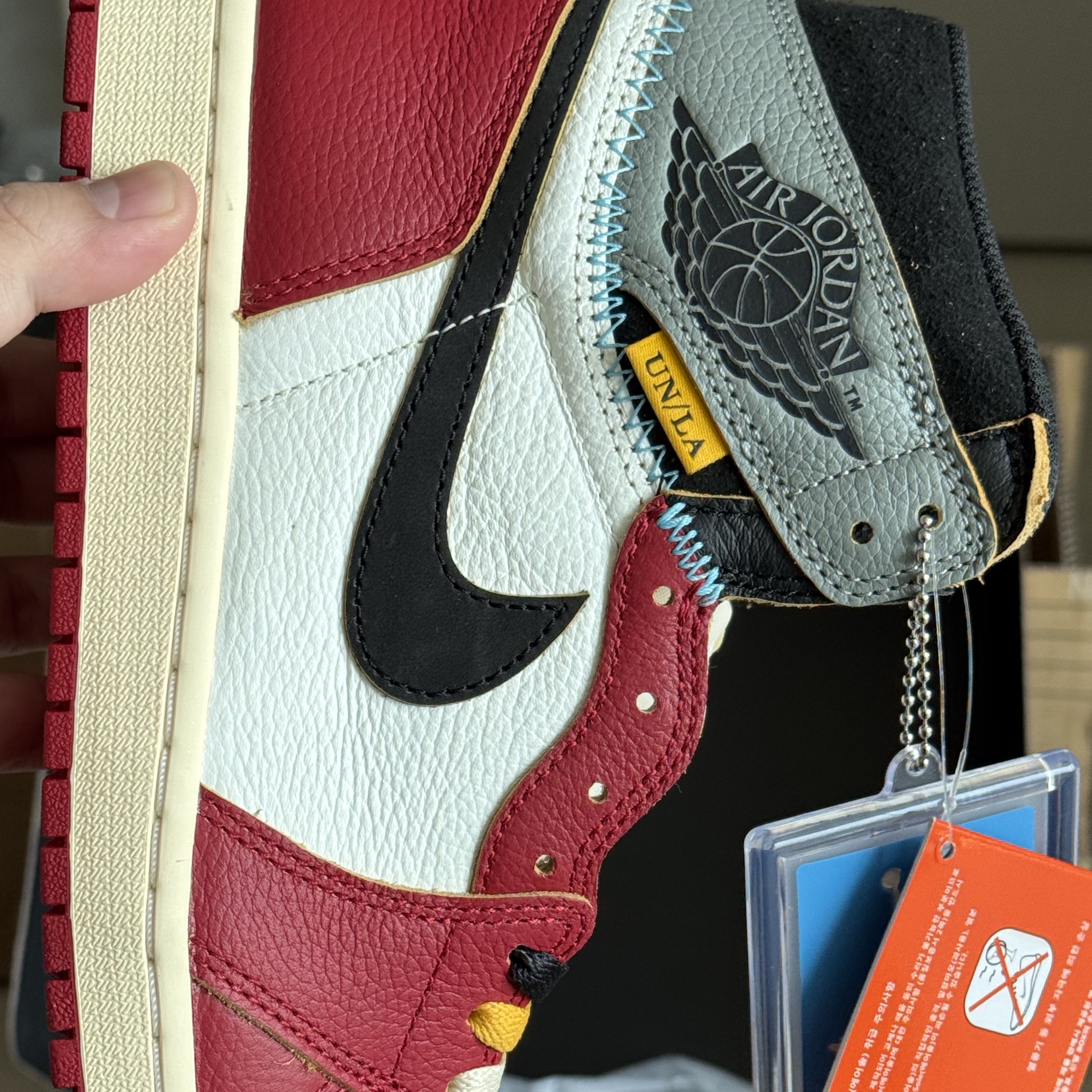 Jordan 1 x Union Retro High OG Chicago Shadow 착용 스타일