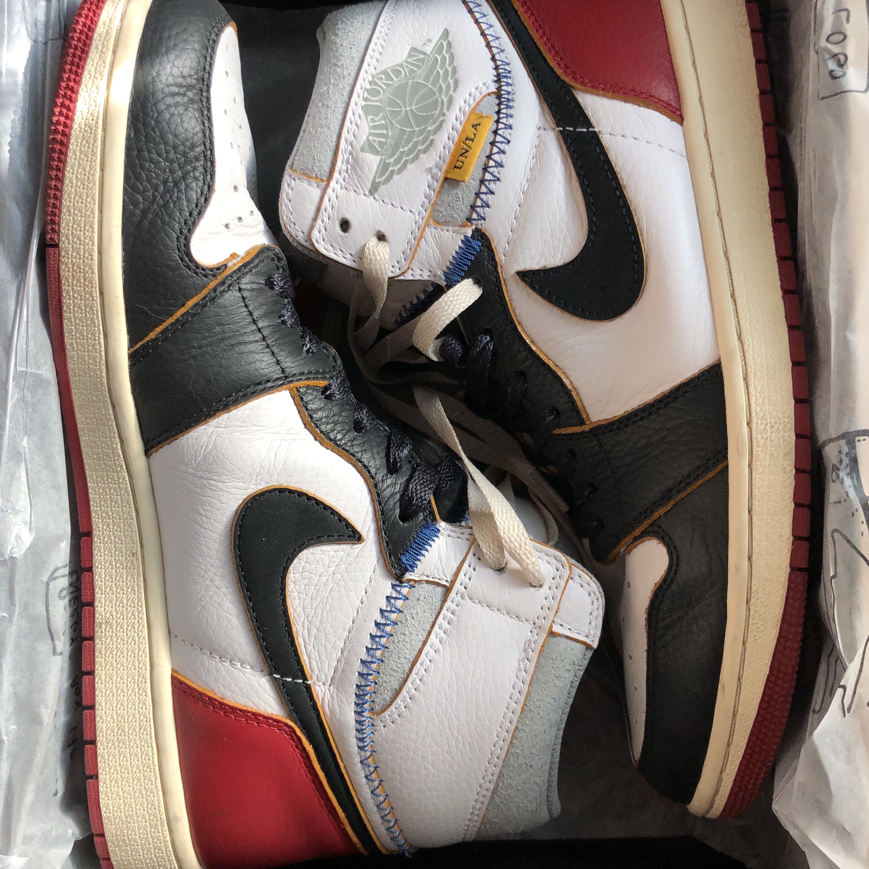 Jordan 1 x Union Retro High Black Toe 착용 스타일