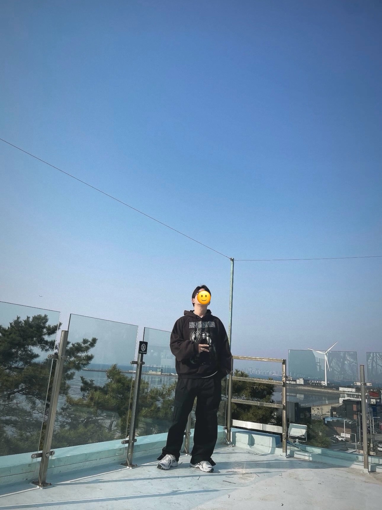 Project G/R Mind+Slaughter Vintage Washed Hoodie Black, Gucci Ghost Ring Silver 6mm 착용 스타일 - 1