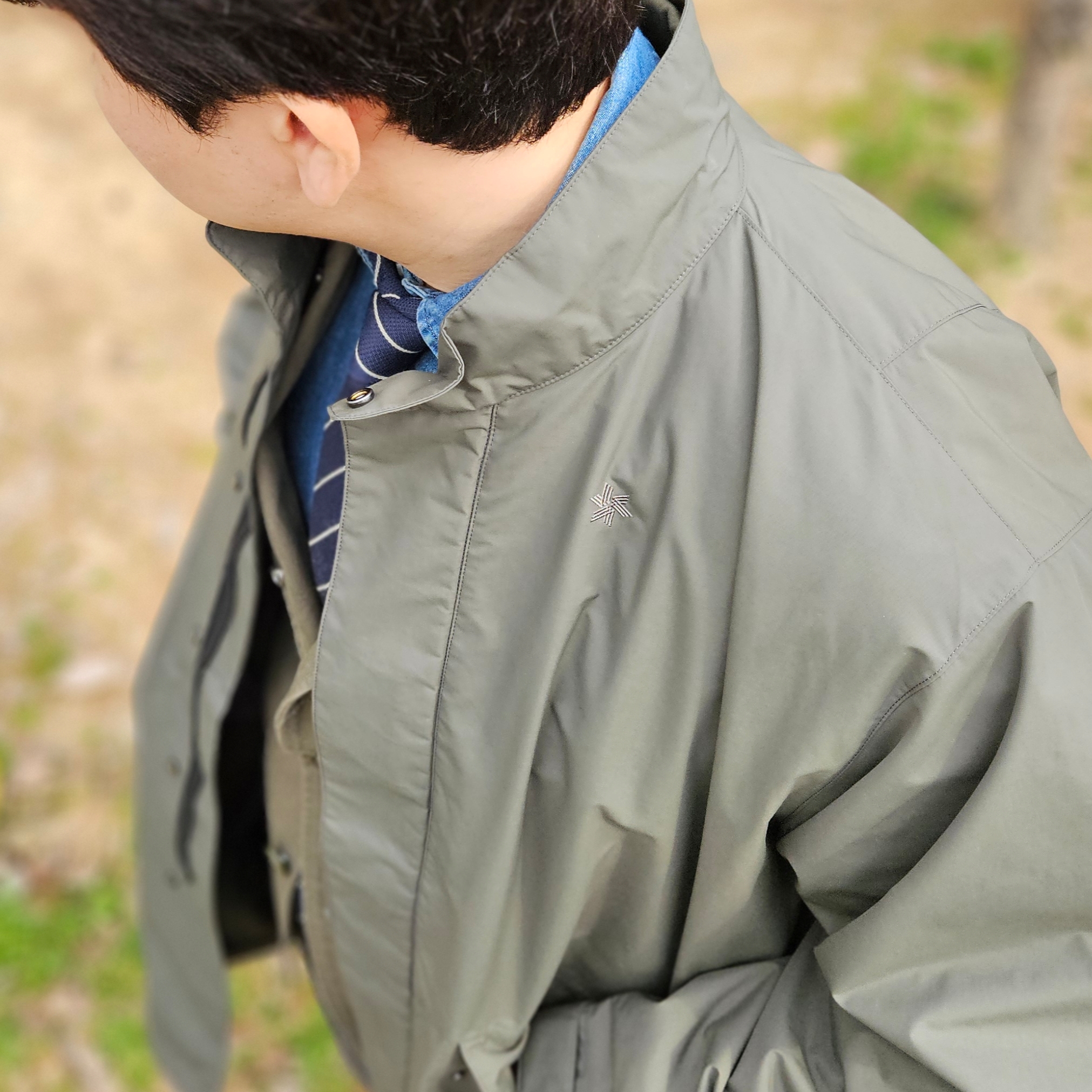 Alden 6243 Suede Unlined Flex Penny Loafer Snuff - D, Engineered Garments Ripstop Bedford Jacket Olive 착용 스타일 - 6