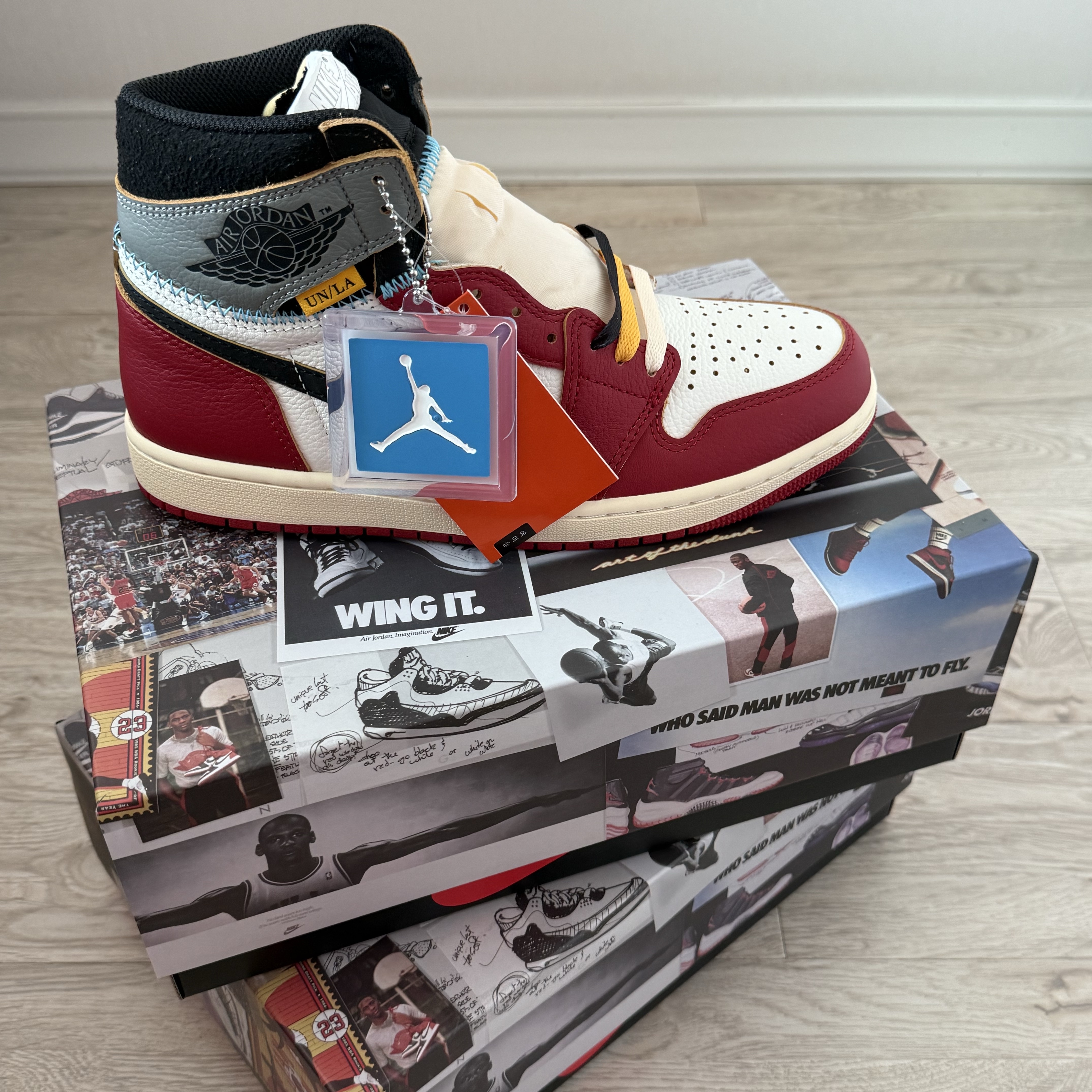 Jordan 1 x Union Retro High OG Chicago Shadow 착용 스타일