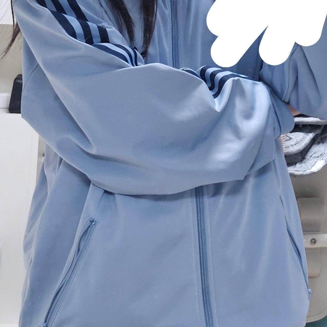 Adidas Beckenbauer Track Top Ambient Sky - KR Sizing 착용 스타일 - 1