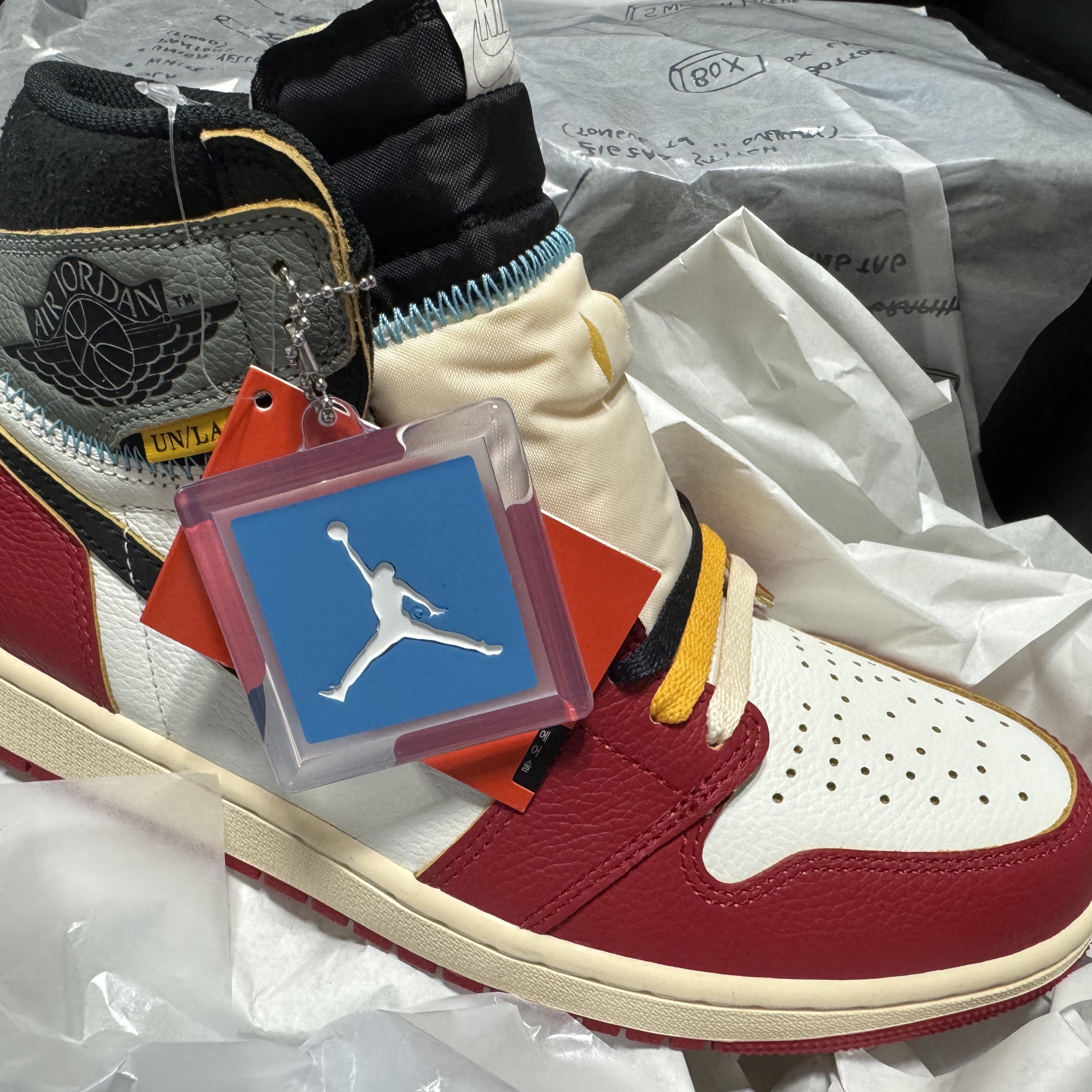 Jordan 1 x Union Retro High OG Chicago Shadow 착용 스타일