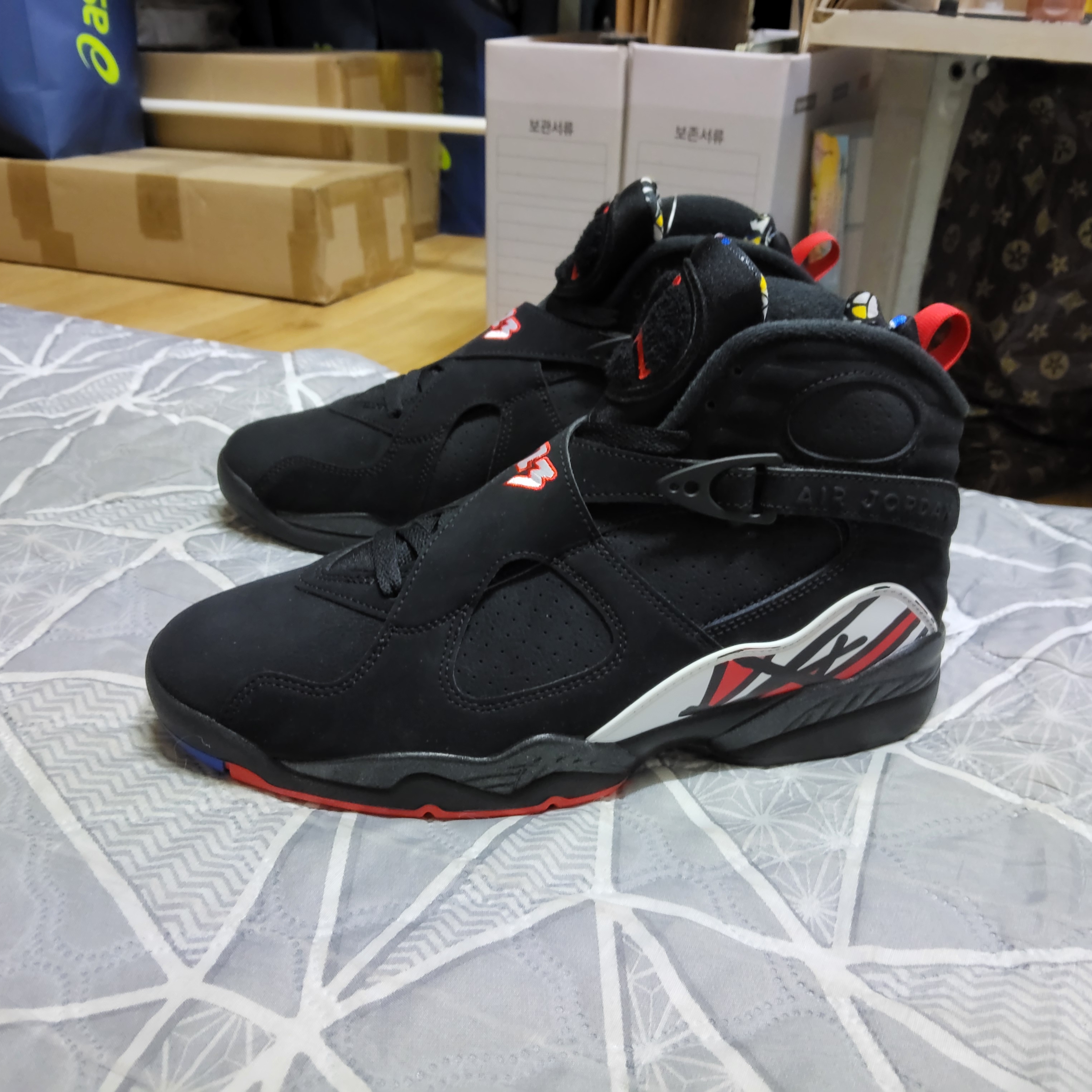 Jordan 8 Retro Playoffs 2023 착용 스타일 - 2