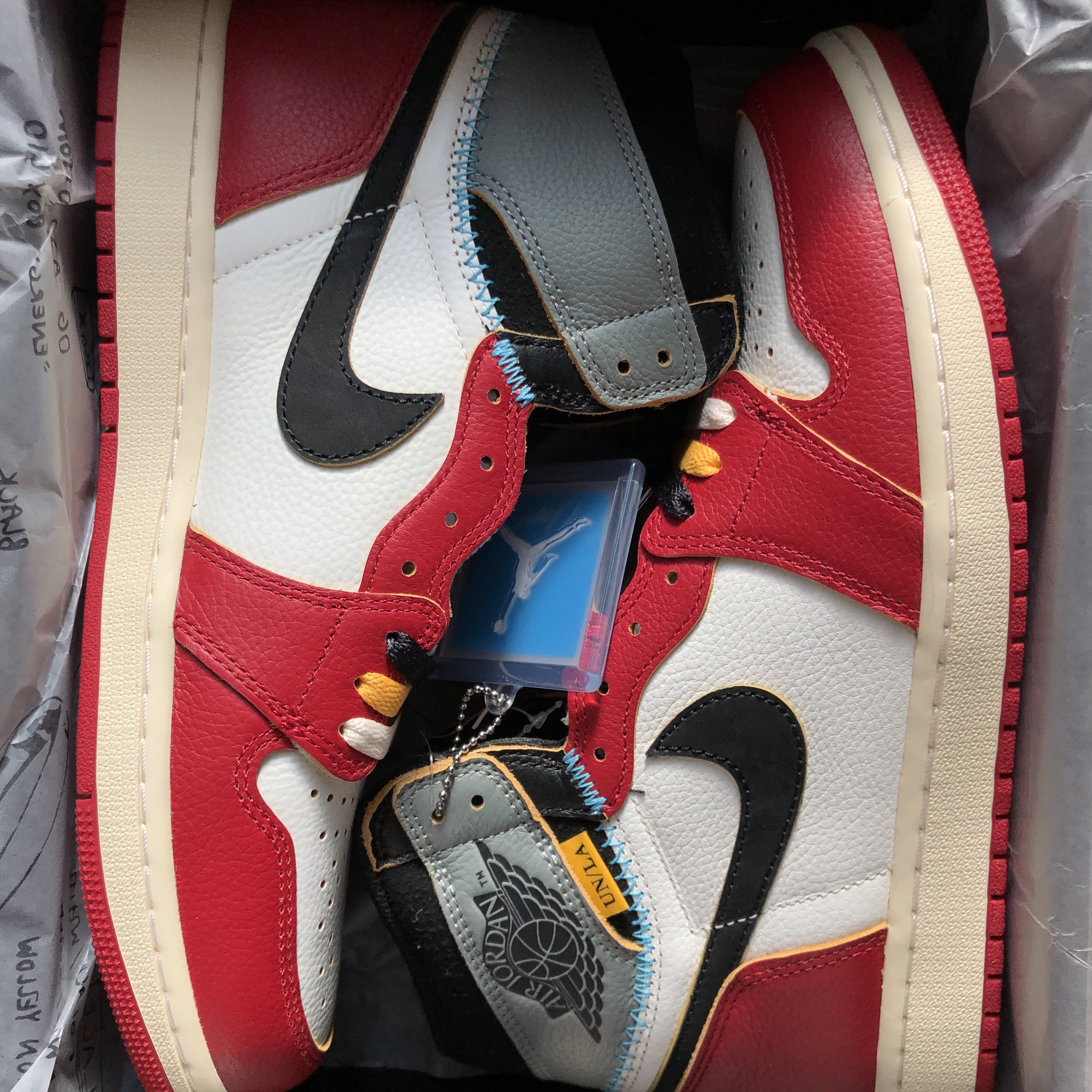 Jordan 1 x Union Retro High OG Chicago Shadow 착용 스타일