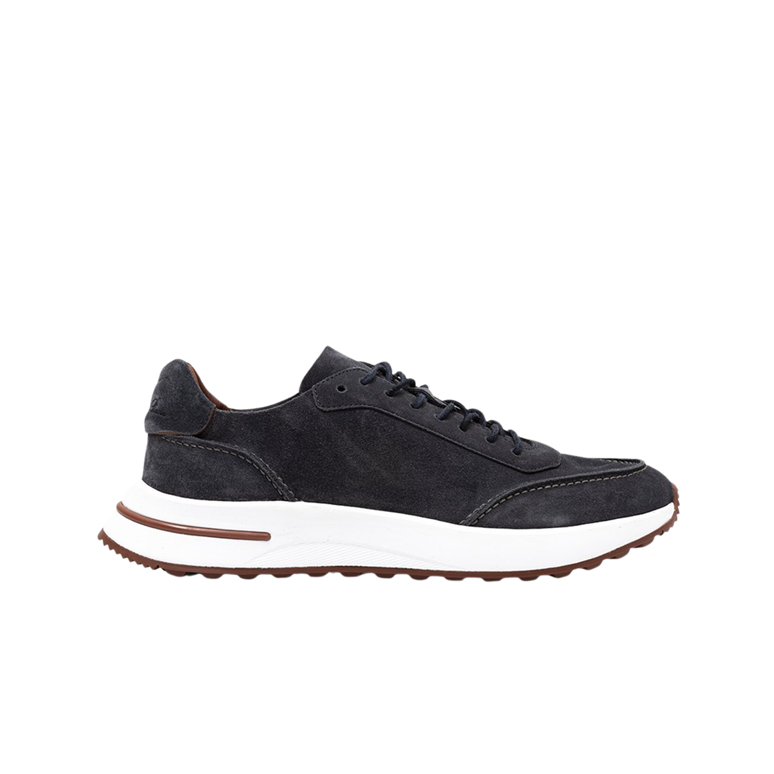 FAM1720-MA56 Loro Piana Weekend Suede Sneakers Ink