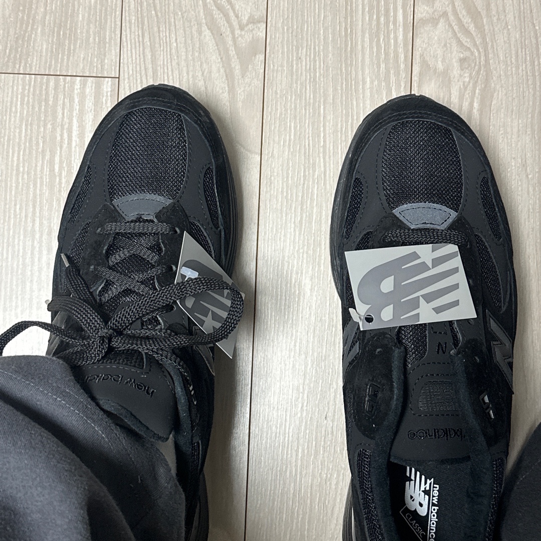 New Balance 992 Made in USA Core Black 착용 스타일