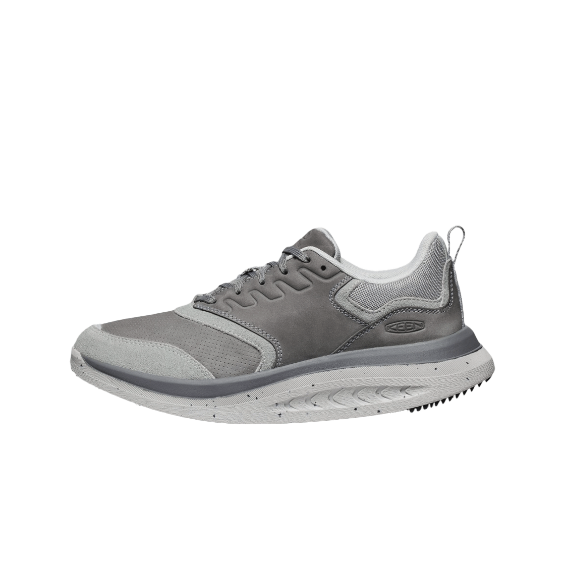 킨 x 엔지니어드 가먼츠 WK400 남성 가죽 러닝화 밝은 그레이(Keen X ENGINEERED GARMENTS WK400 Men Running Shoes Leather Grey) - 2