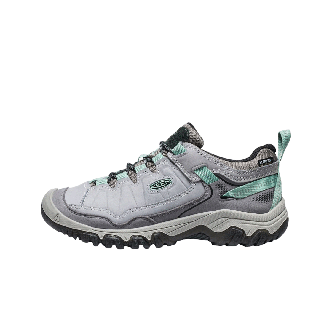 킨 타기 밝은 그레이 여성 등산화(Keen Targhee IV WP Women Hiking Shoes Alloy/Granite Green) - 2