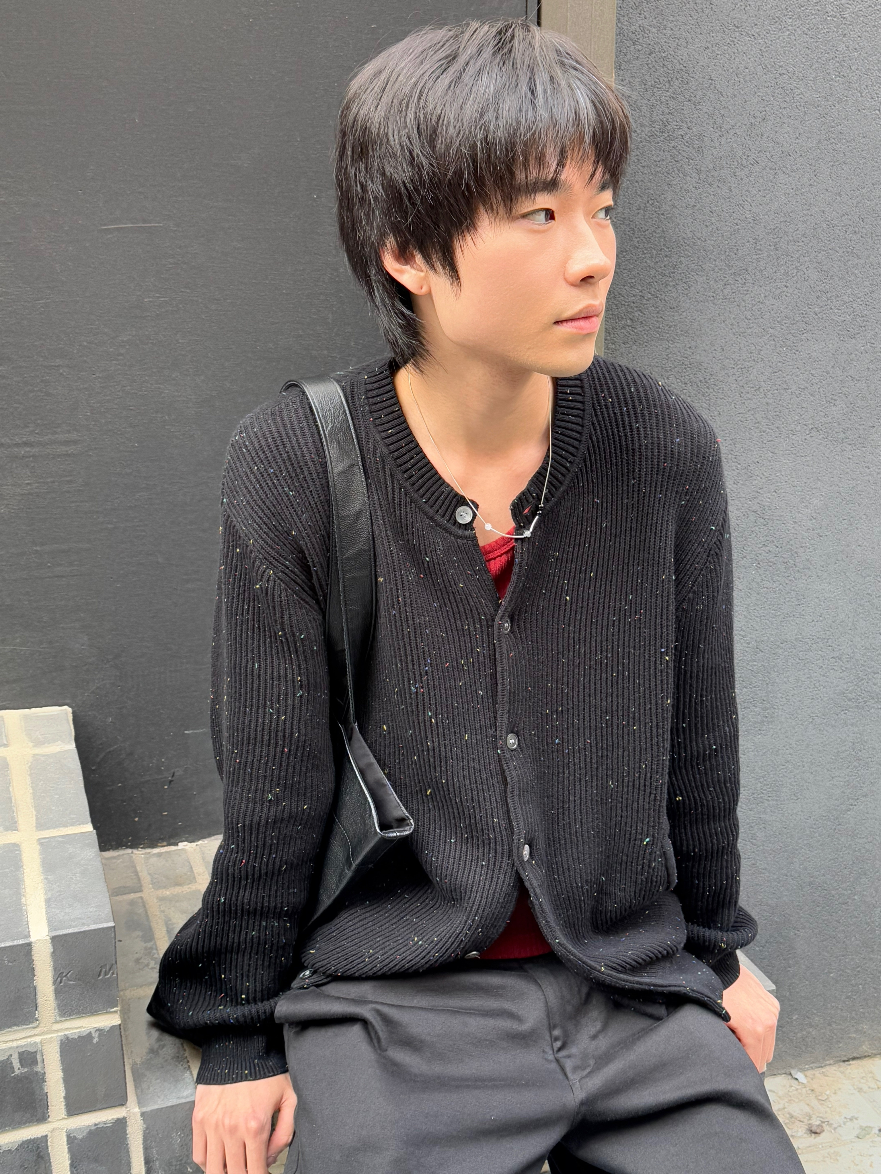 Clarks x Stussy Wallabee Black Suede 착용 스타일 - 3