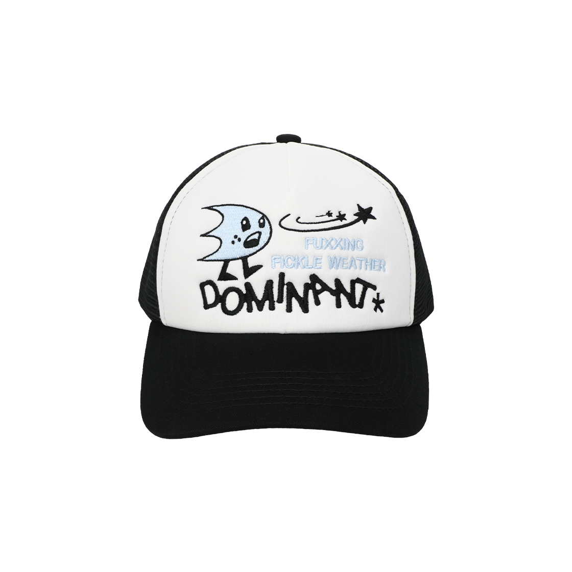 DMNT25SSBCBK005 Dominant Weather Mesh Cap Black