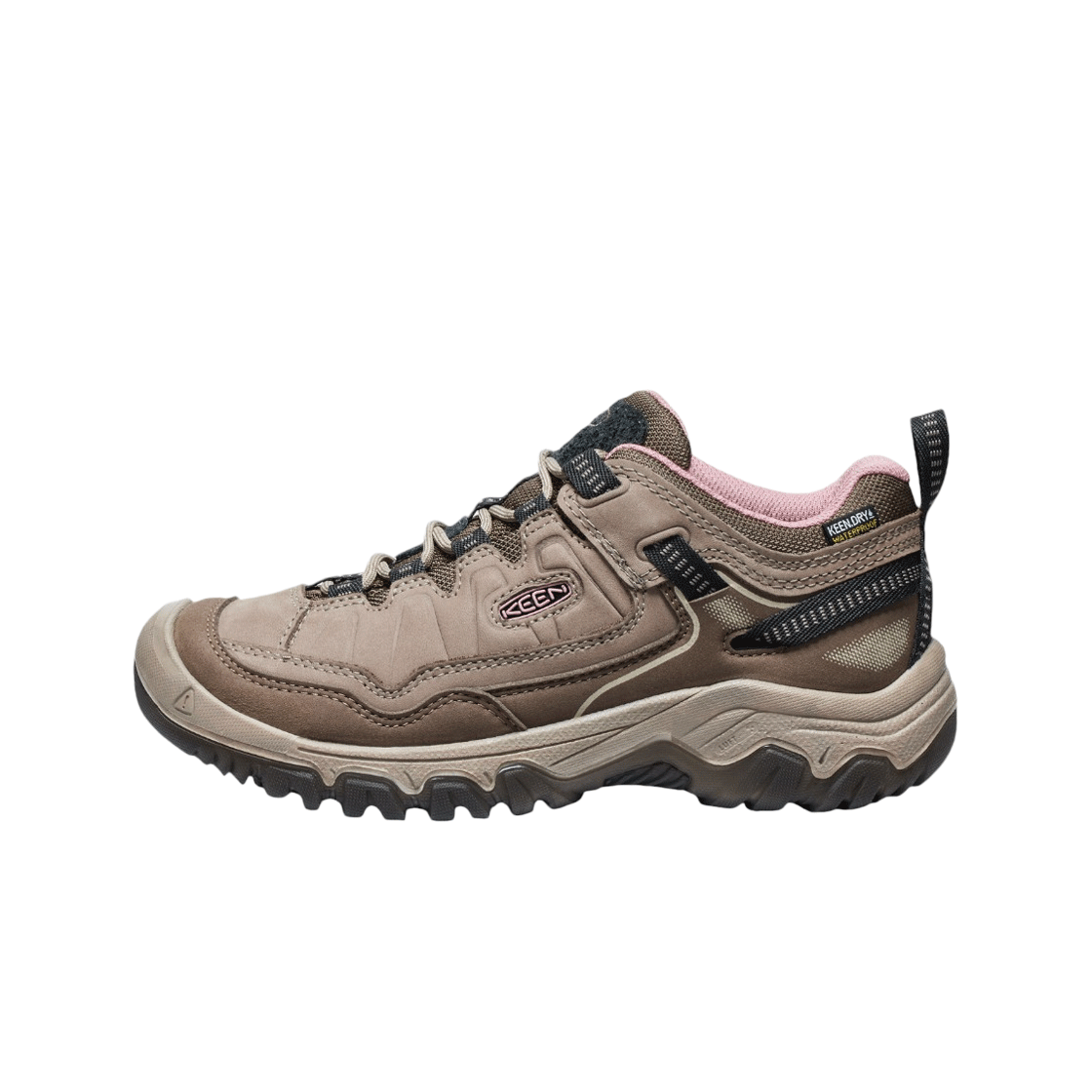 킨 타기 베이지 여성 등산화(Keen Targhee IV WP Women Hiking Shoes Brindle/Nostalgia Rose) - 2