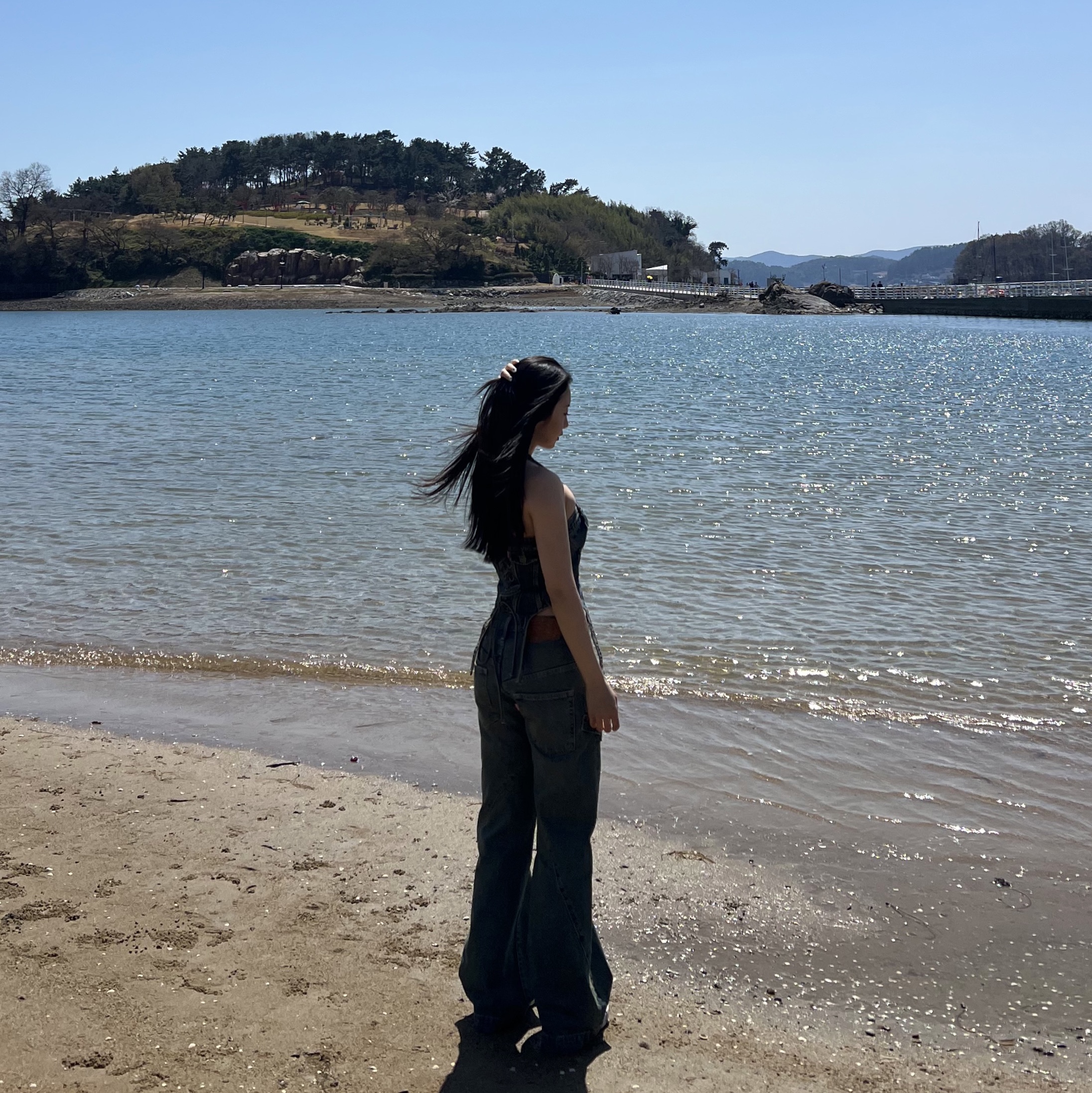 [KREAM 단독] ADSB Andersson Bell x Levi's Women Denim Corset Tinted Indigo - 24FW, [KREAM 단독] ADSB Andersson Bell x Levi's Women Overlay Jean Tinted Indigo - 24FW 착용 스타일 - 2