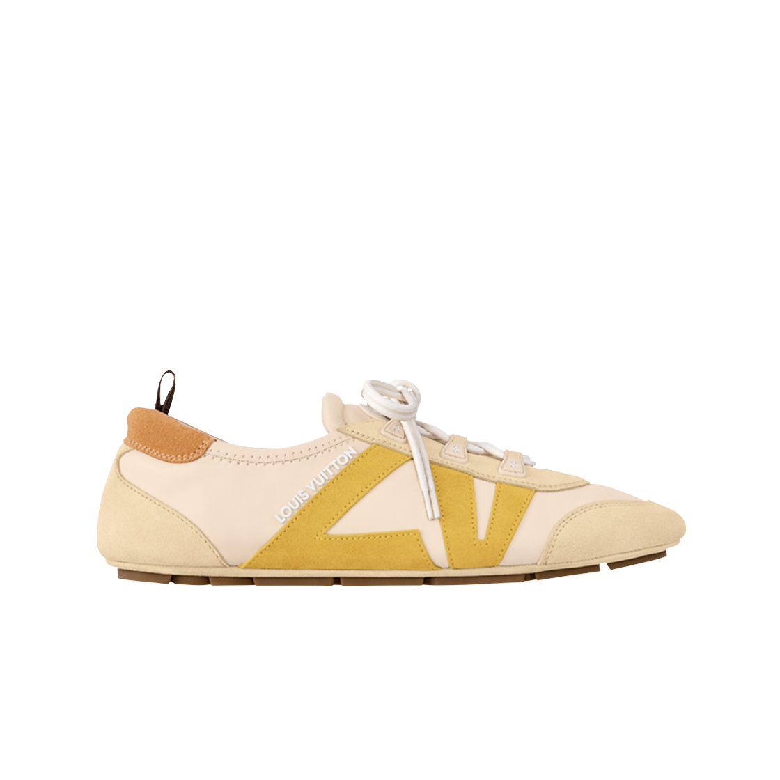 - (W) Louis Vuitton LV Sneakerina Light Beige