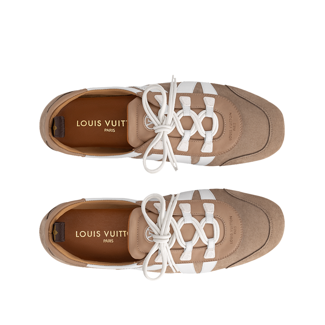 (W) 루이비통 LV 스니커리나 헤이즐넛 브라운((W) Louis Vuitton LV Sneakerina Hazelnut Brown) - 2