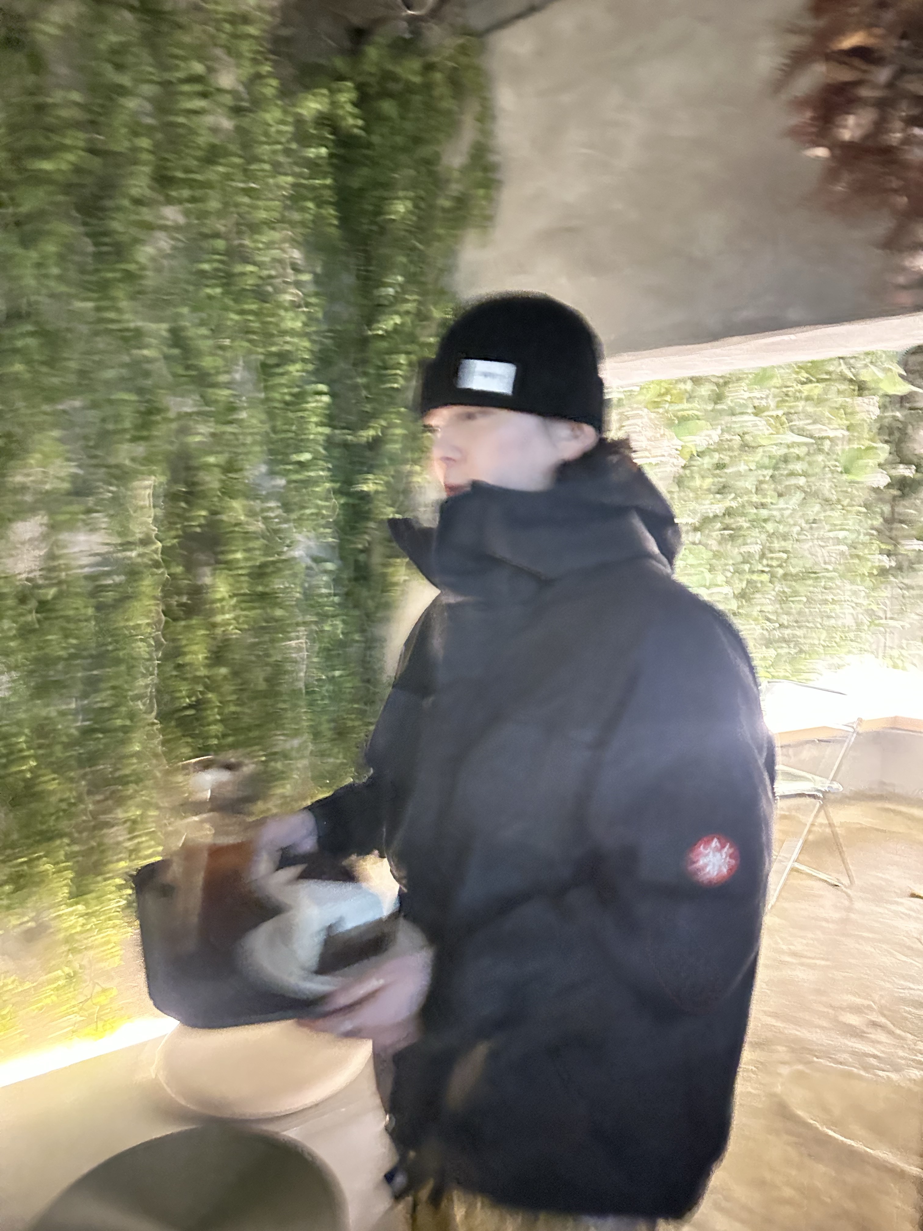 Cav Empt Overdye Hood Zip Jacket Black - 23FW, Supreme x Nike ACG Belted Denim Pants Gold Snakeskin - 22FW 착용 스타일 - 2