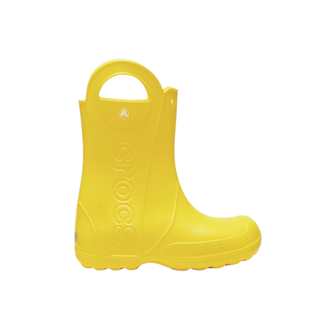 (키즈) 크록스 핸들 잇 레인 부츠 옐로우((Kids) Crocs Handle It Rain Boot Yellow) - 1