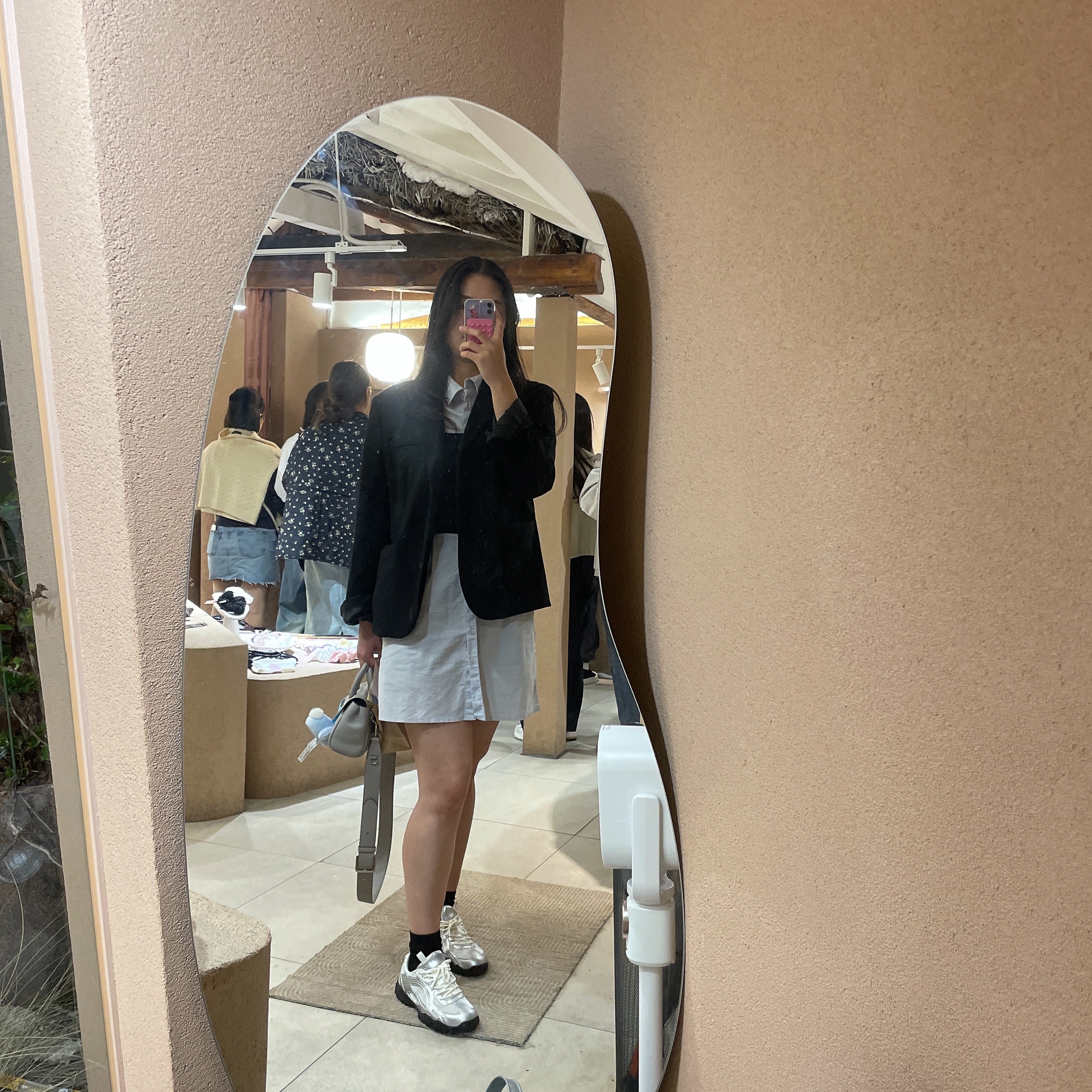 Fila Echappe MS Silver Moon 착용 스타일