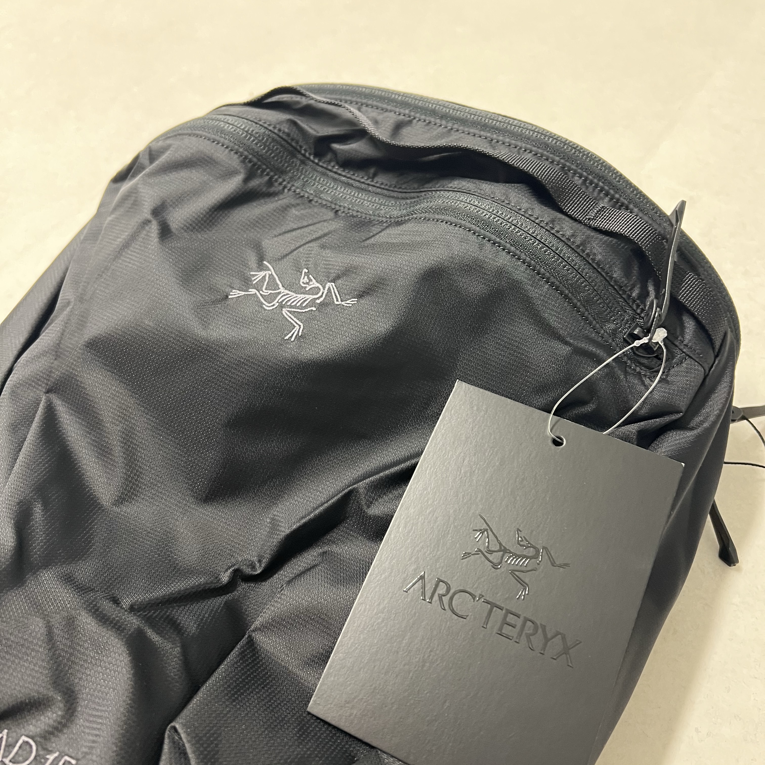 Arc'teryx Heliad 15 Backpack Black 착용 스타일
