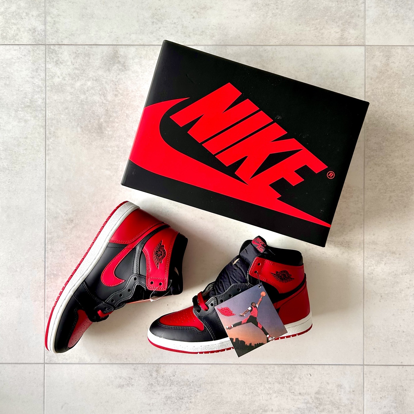 Jordan 1 Retro High OG Chicago 2022, Jordan 1 Retro High OG Bred Banned 2016 착용 스타일 - 2