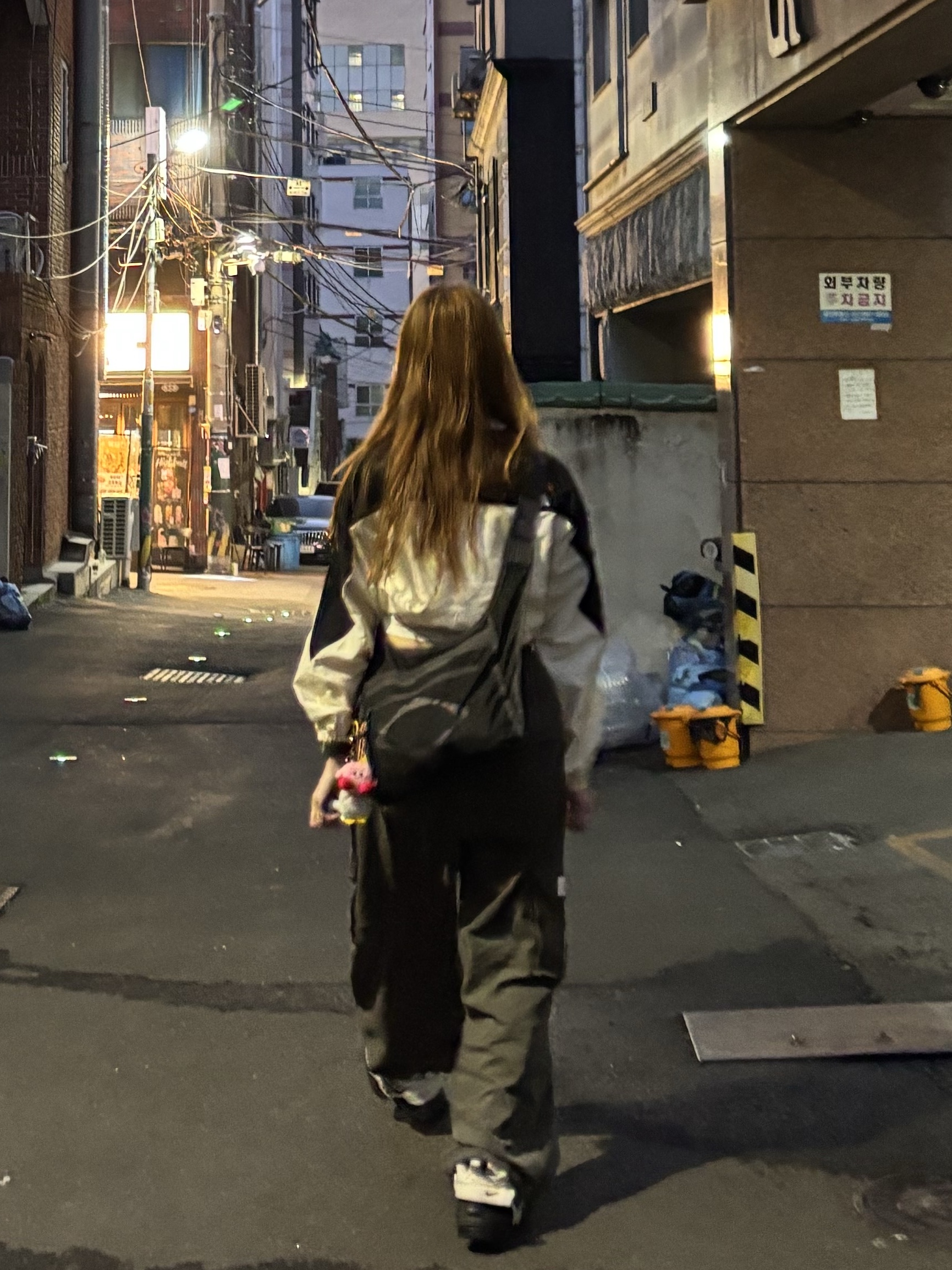 (W) The North Face White Label Martis Light Jacket Cream, Nike x Ambush Air Adjust Force SP Summit White and Black 착용 스타일 - 5