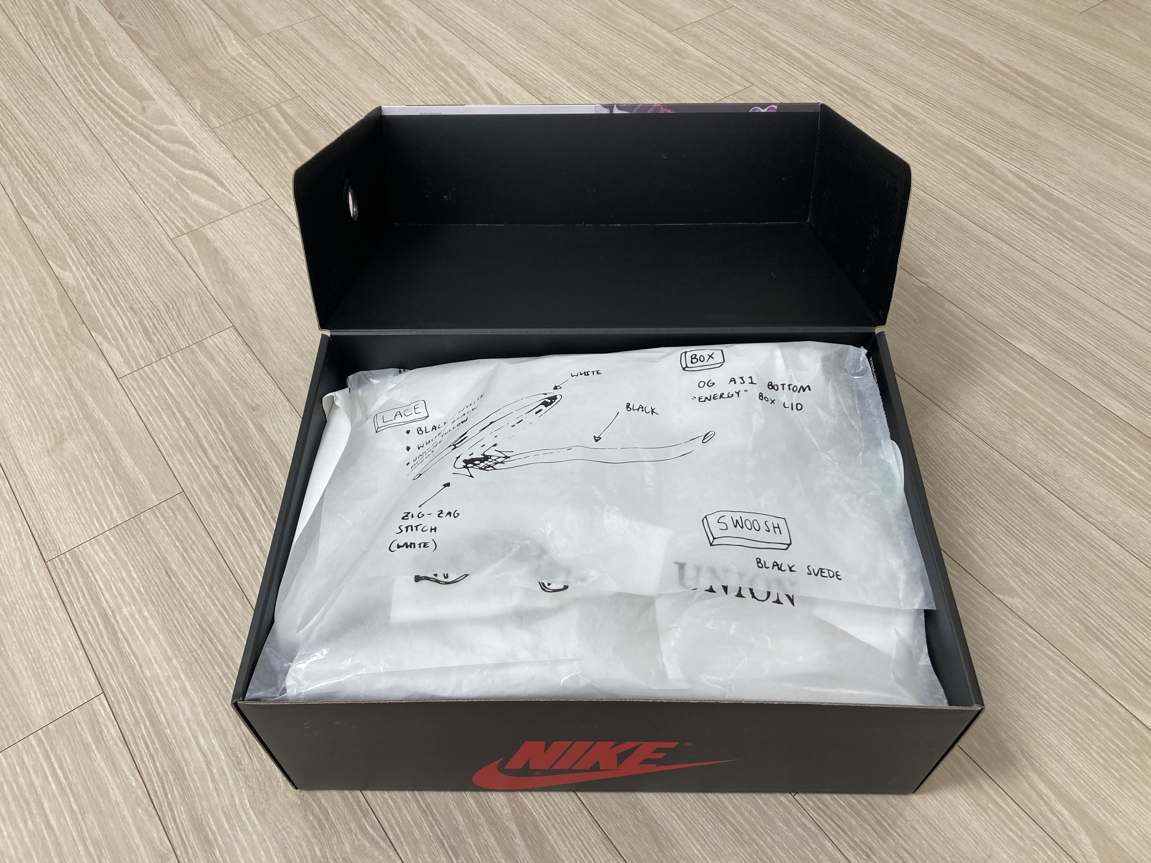 Jordan 1 x Union Retro High OG Chicago Shadow 착용 스타일 - 5