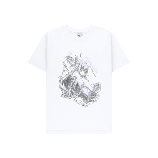 산산기어 X 에이알 로고 티셔츠 화이트 | Sansan Gear | KREAM