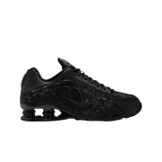 (W) Nike Shox R4 Black Dark Smoke Grey