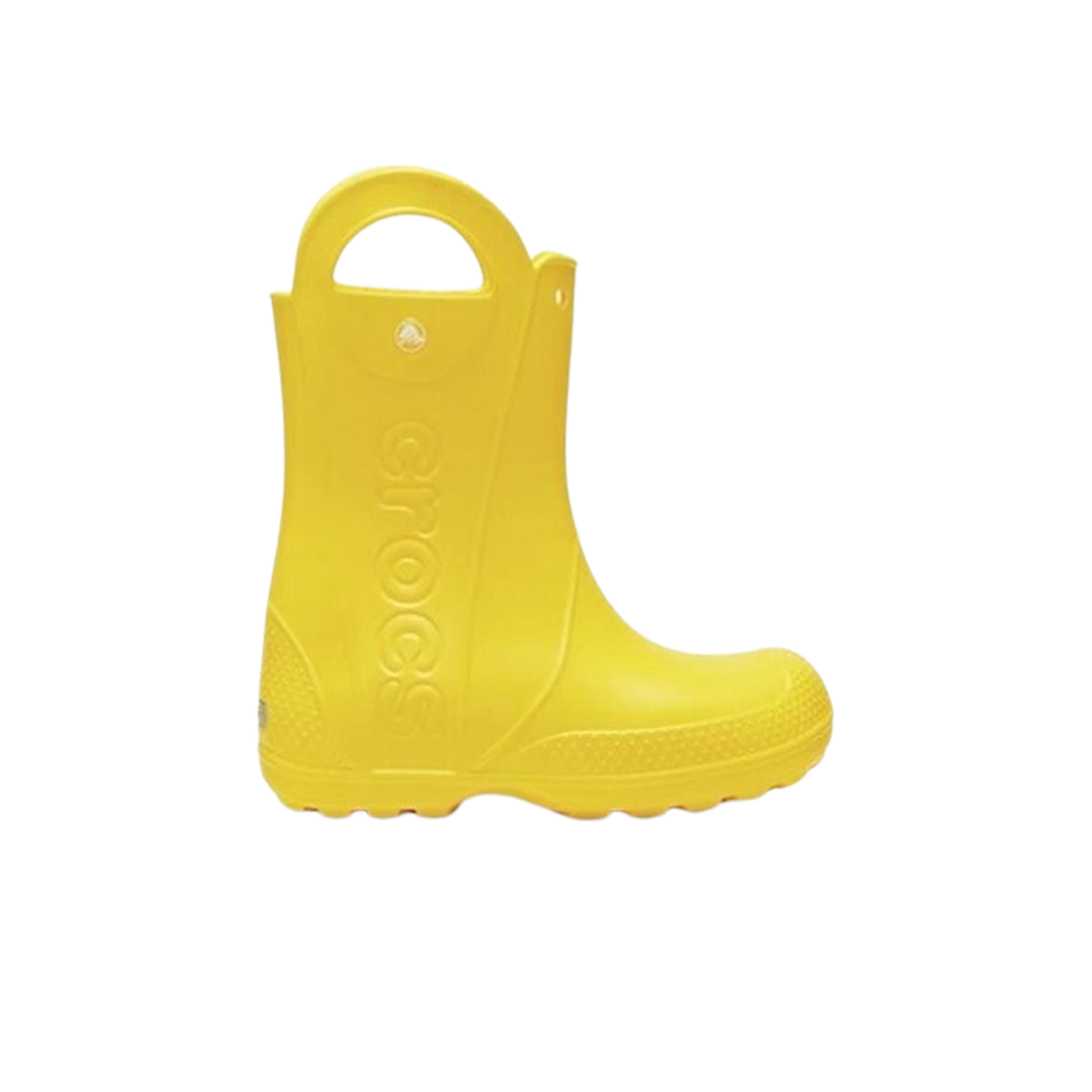 (TD) 크록스 핸들 잇 레인 부츠 옐로우((TD) Crocs Handle It Rain Boot Yellow) - 1