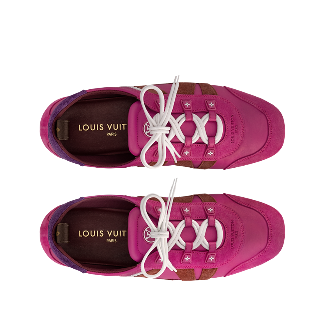 (W) 루이비통 LV 스니커리나 푸시아 핑크((W) Louis Vuitton LV Sneakerina Fuchsia Pink) - 2