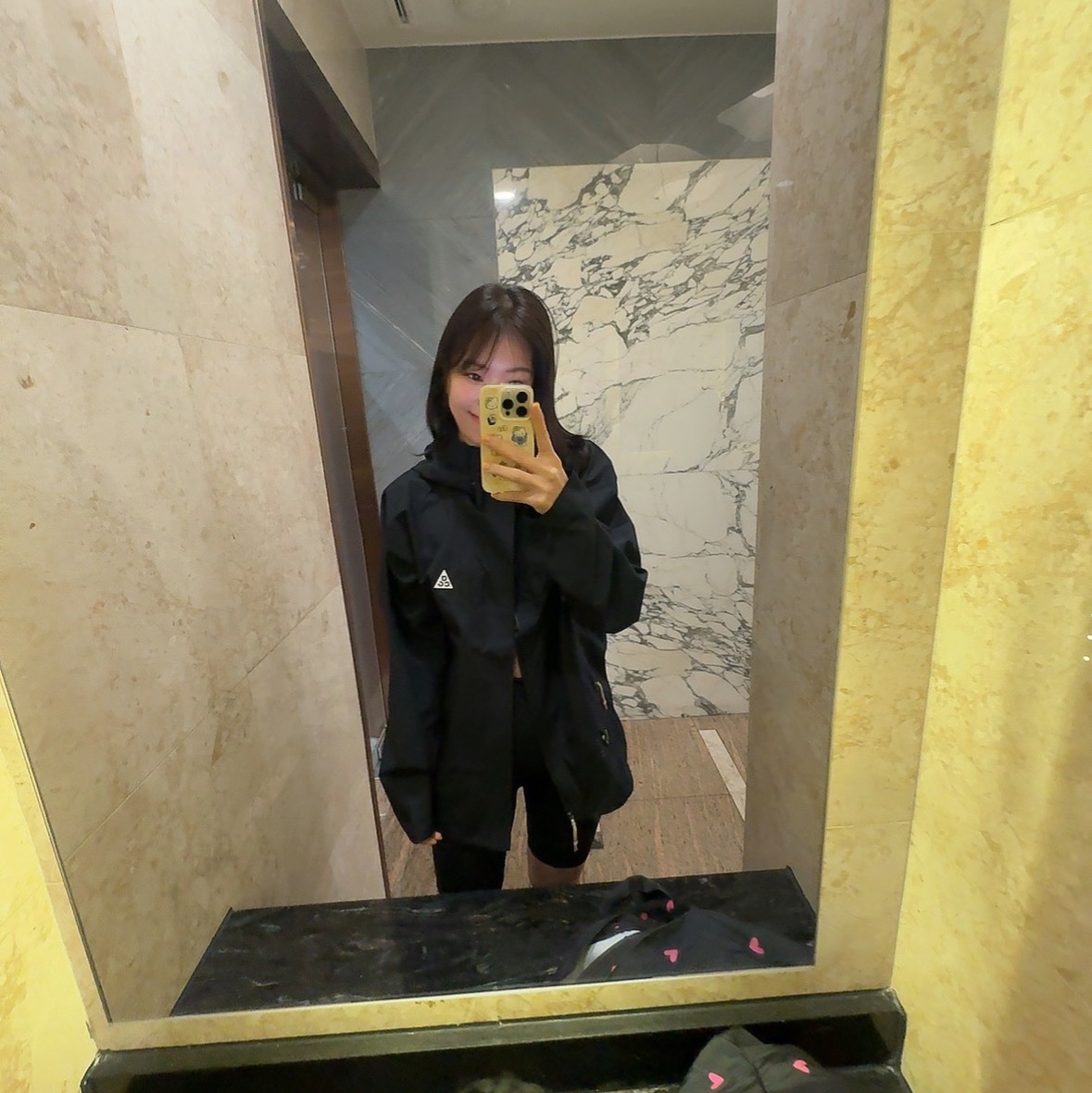 Nike ACG Storm-Fit ADV Cascade Rains Full Zip Jacket Black - Asia 착용 스타일