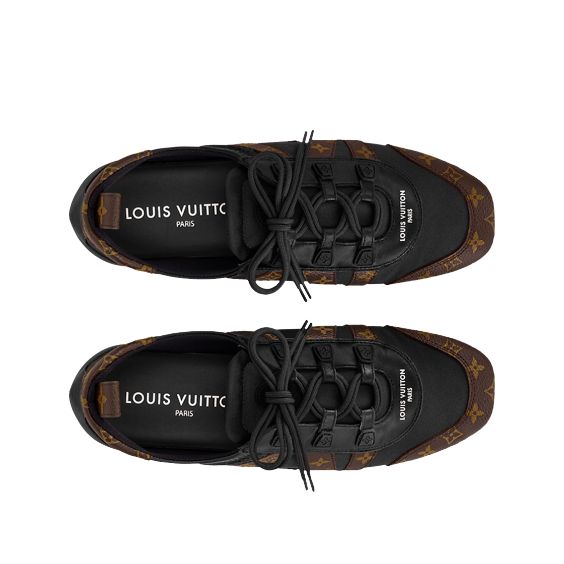 (W) 루이비통 LV 스니커리나 블랙((W) Louis Vuitton LV Sneakerina Black) - 2