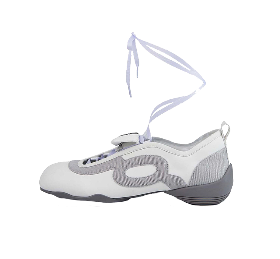 그레이프 레트로 스트래피 텅 스니커즈 화이트((W) GRAPE Retro Strappy Tongue Sneakers White) - 3