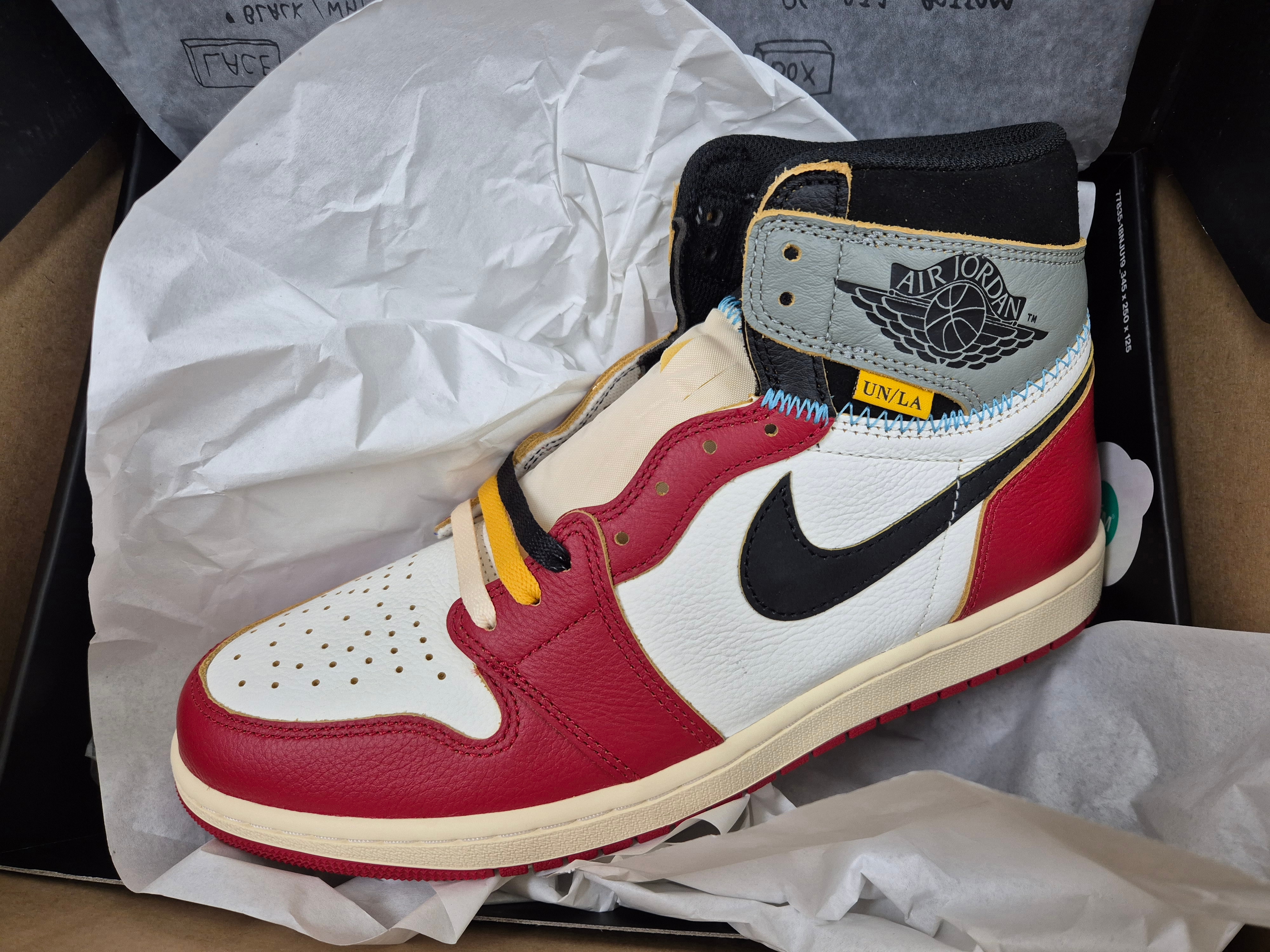 Jordan 1 x Union Retro High OG Chicago Shadow 착용 스타일
