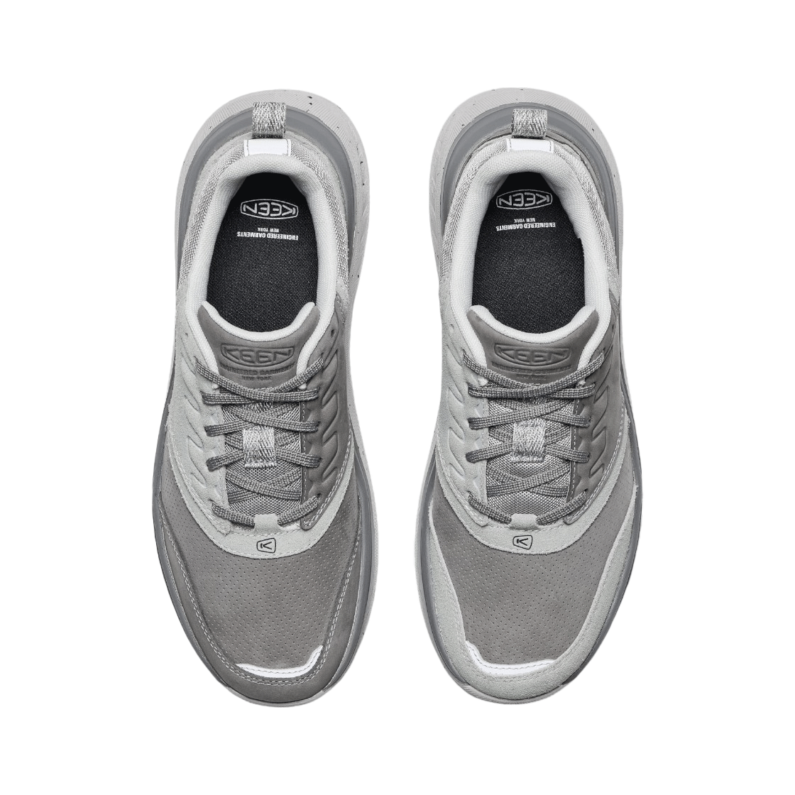 킨 x 엔지니어드 가먼츠 WK400 남성 가죽 러닝화 밝은 그레이(Keen X ENGINEERED GARMENTS WK400 Men Running Shoes Leather Grey) - 3