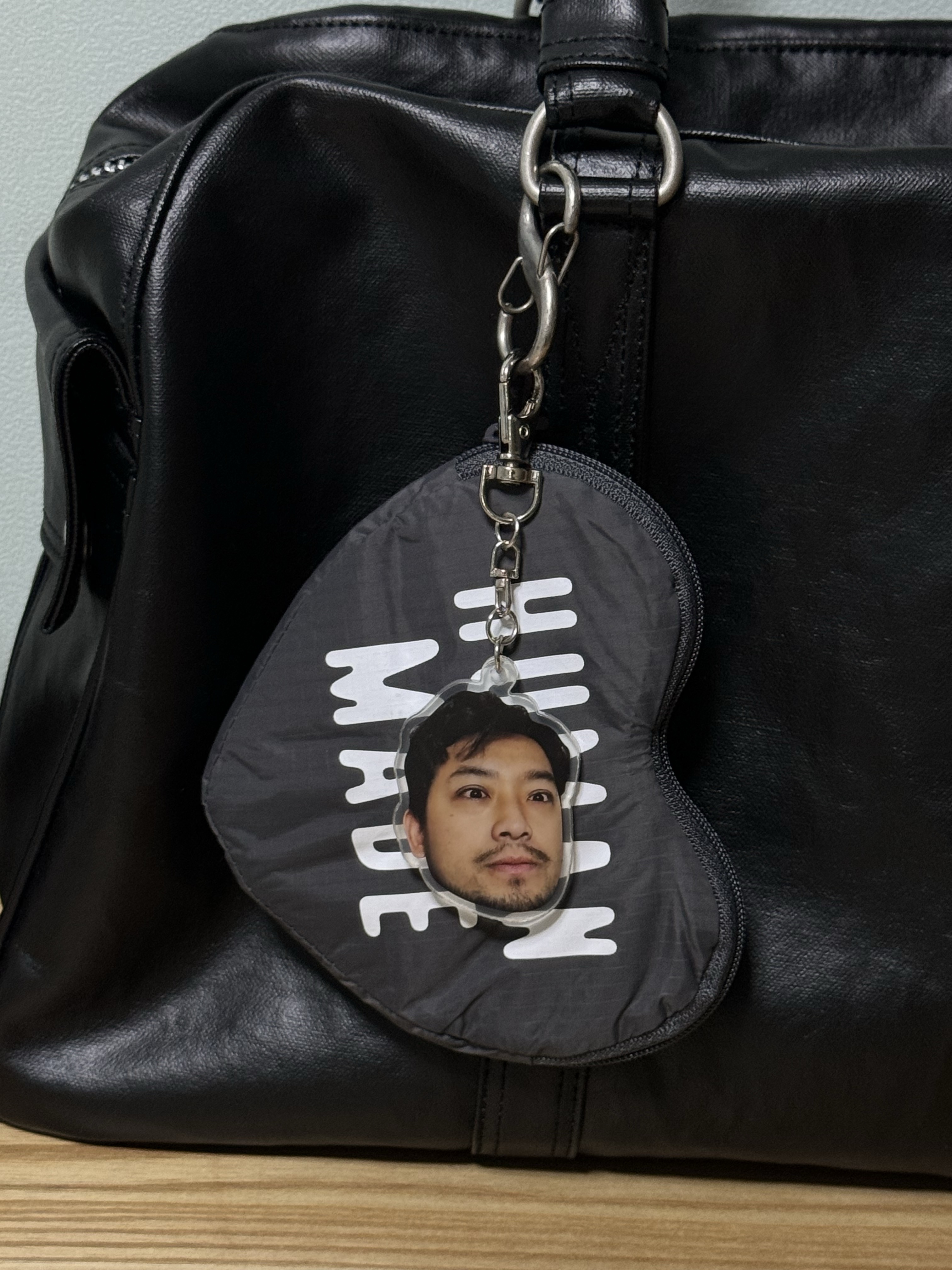 Human Made Heart Shopper Bag Gray, Porter Free Style Boston Bag Black 착용 스타일 - 5