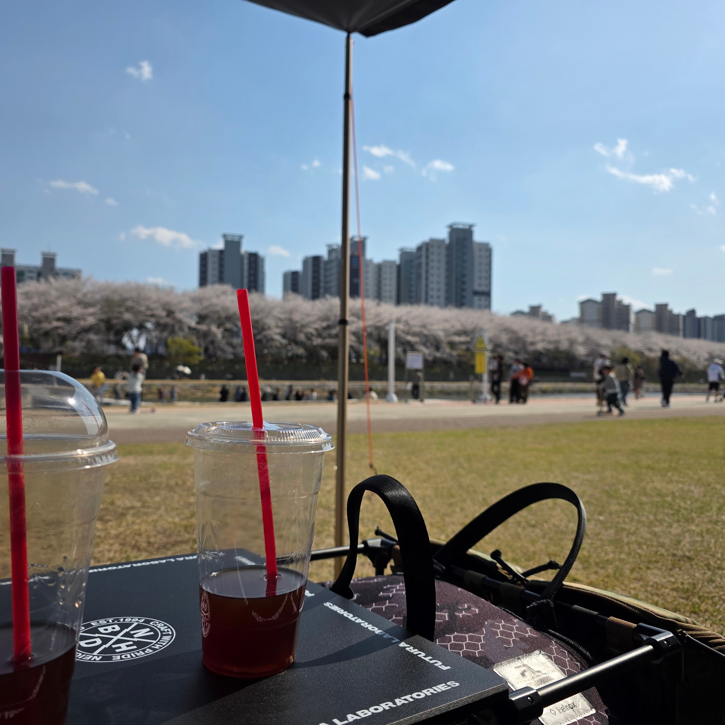 헬리녹스 x FC 레알 브리스톨 로얄 박스 쉐이드 블랙 착용 스타일 - 3