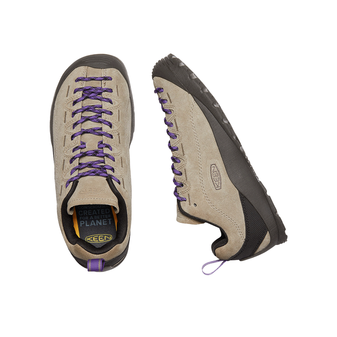 킨 재스퍼 진한 베이지 여성 스니커즈(Keen 25SS Jasper Women Sneakers Brindle/Tillandsia Purple) - 2