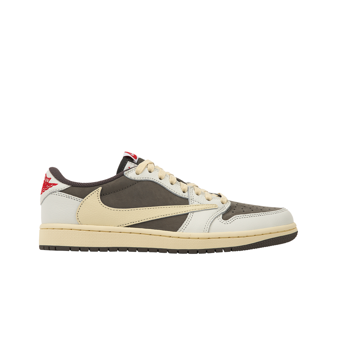 DM7866-162 Jordan 1 x Travis Scott Retro Low OG SP Sail and Ridgerock - 대표 이미지 #1