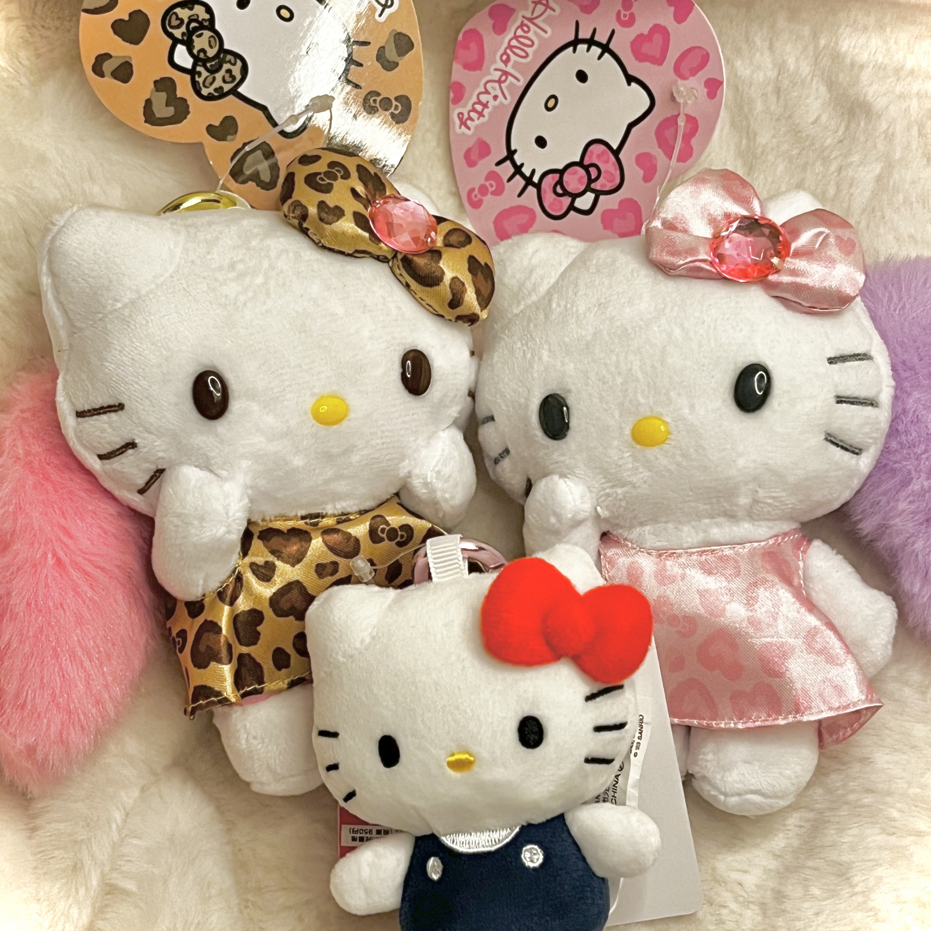 Sanrio Hello Kitty Mascot Leopard Key Holder with Tail, Sanrio Hello Kitty Mascot Leopard Key Holder with Tail 착용 스타일 - 3