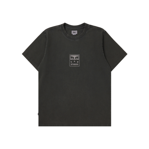 Tシャツ・カットソー IAB Studio Pigment T-Shirt Charcoal for Worksout IAB Studio Pigment T-Shirt Black Men's - FW21 - US