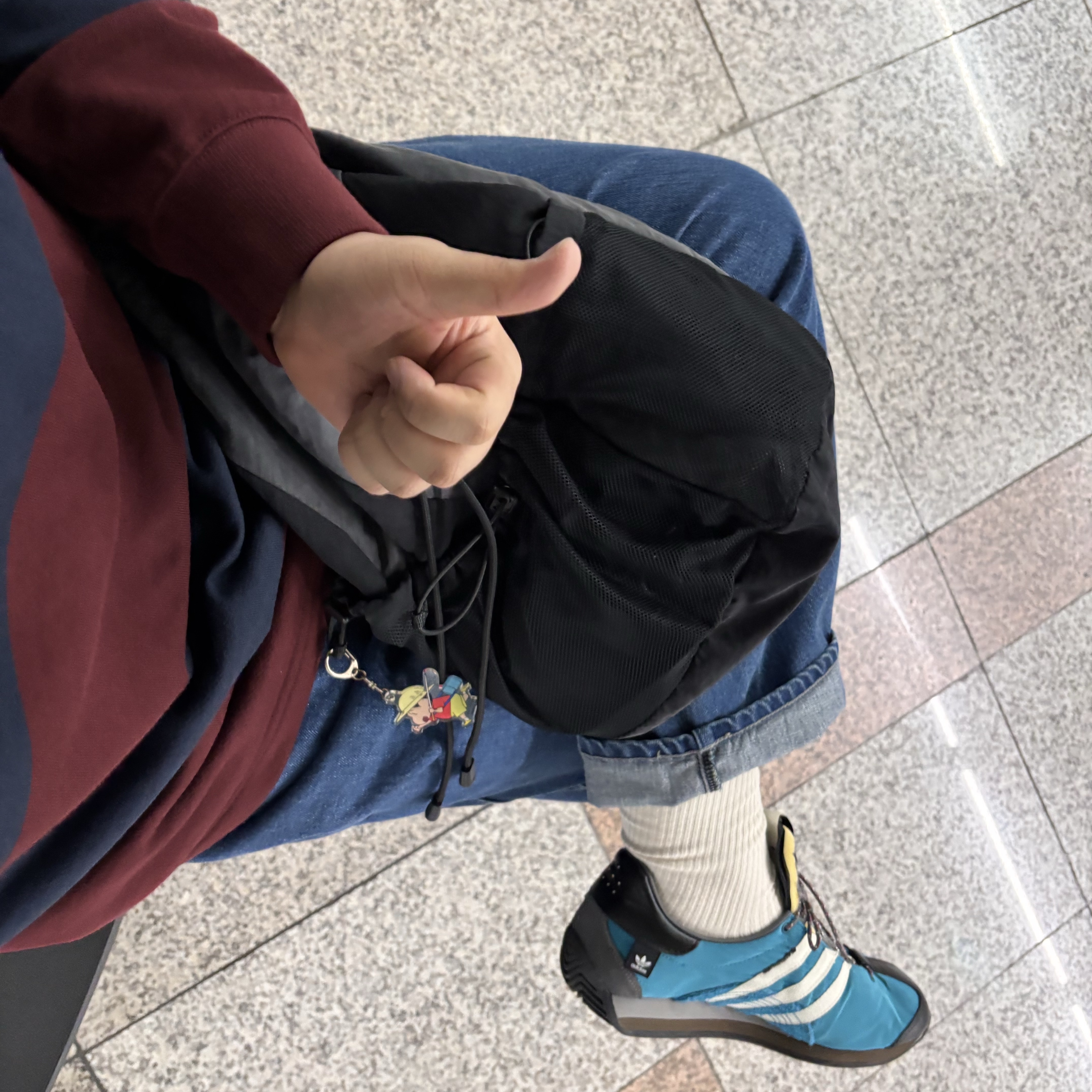Adidas x Song for the Mute Country OG Active Teal Core Black 착용 스타일