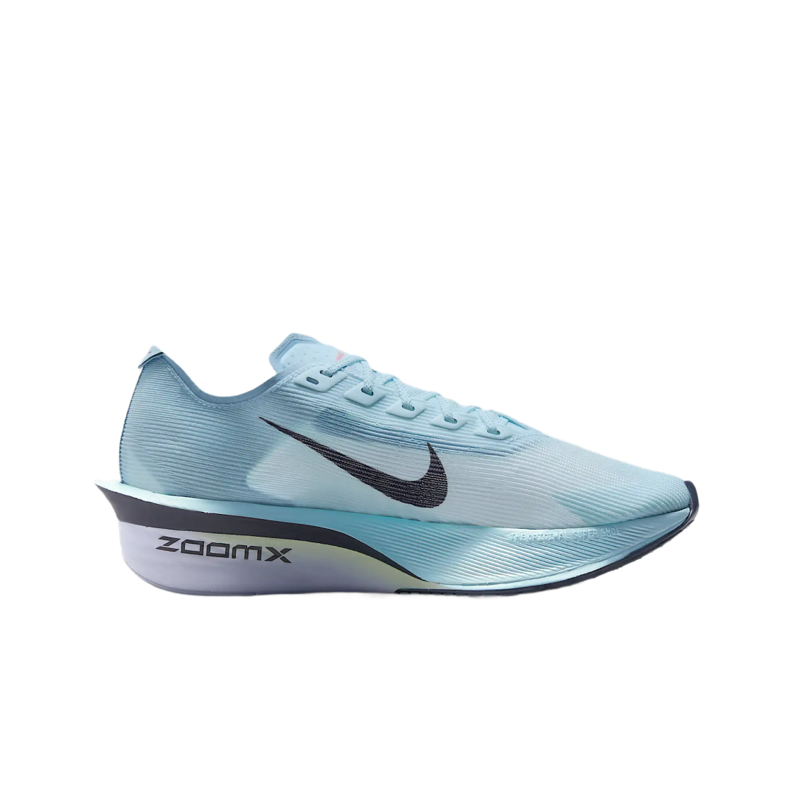 (W) 나이키 줌X 베이퍼플라이 넥스트% 4 글레이셔 블루 블루 틴트((W) Nike ZoomX Vaporfly Next% 4 Glacier Blue Blue Tint)